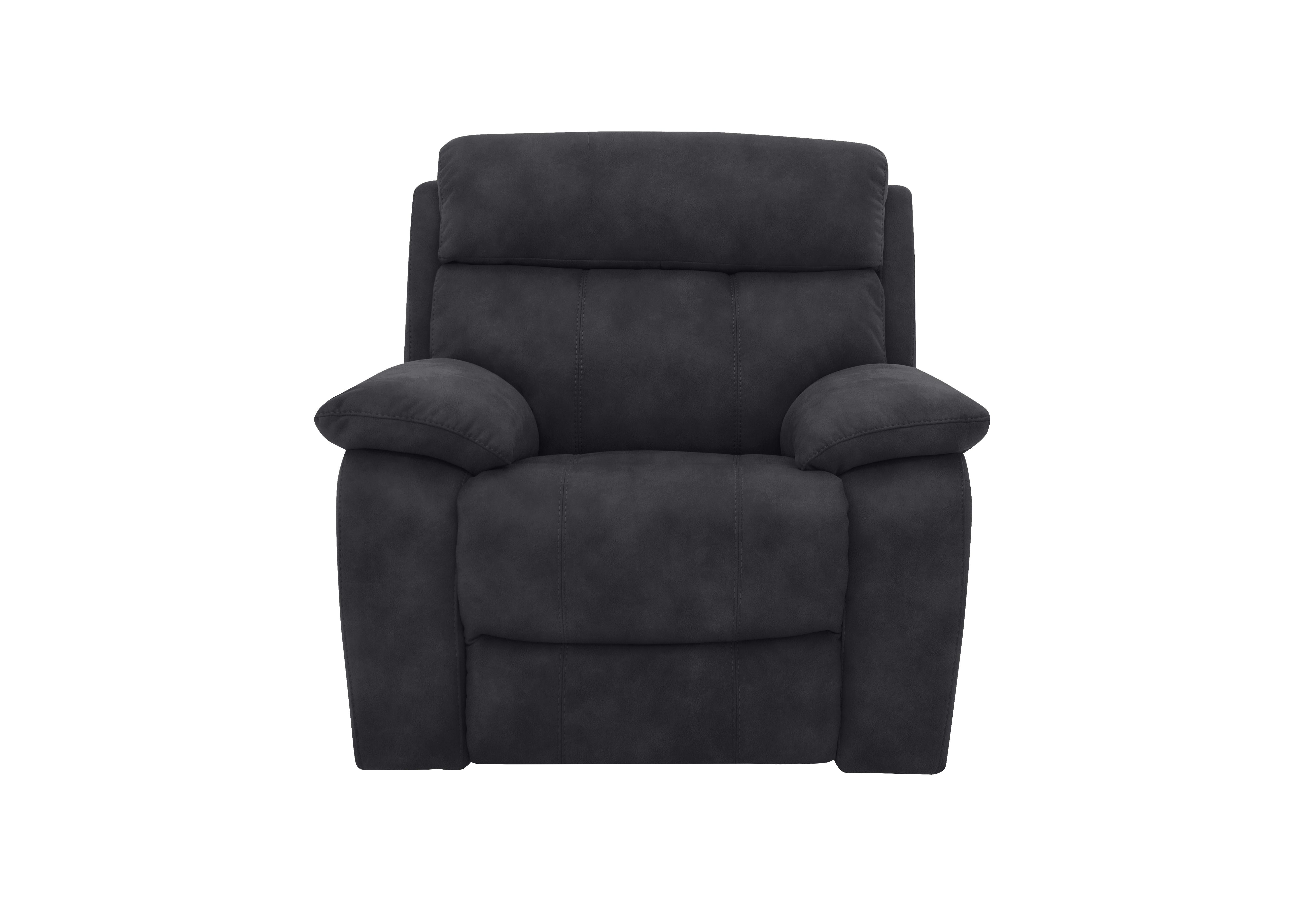 Moreno Fabric Power Recliner Armchair in Bfa-Bey-R23 Charcoal on Furniture Village
