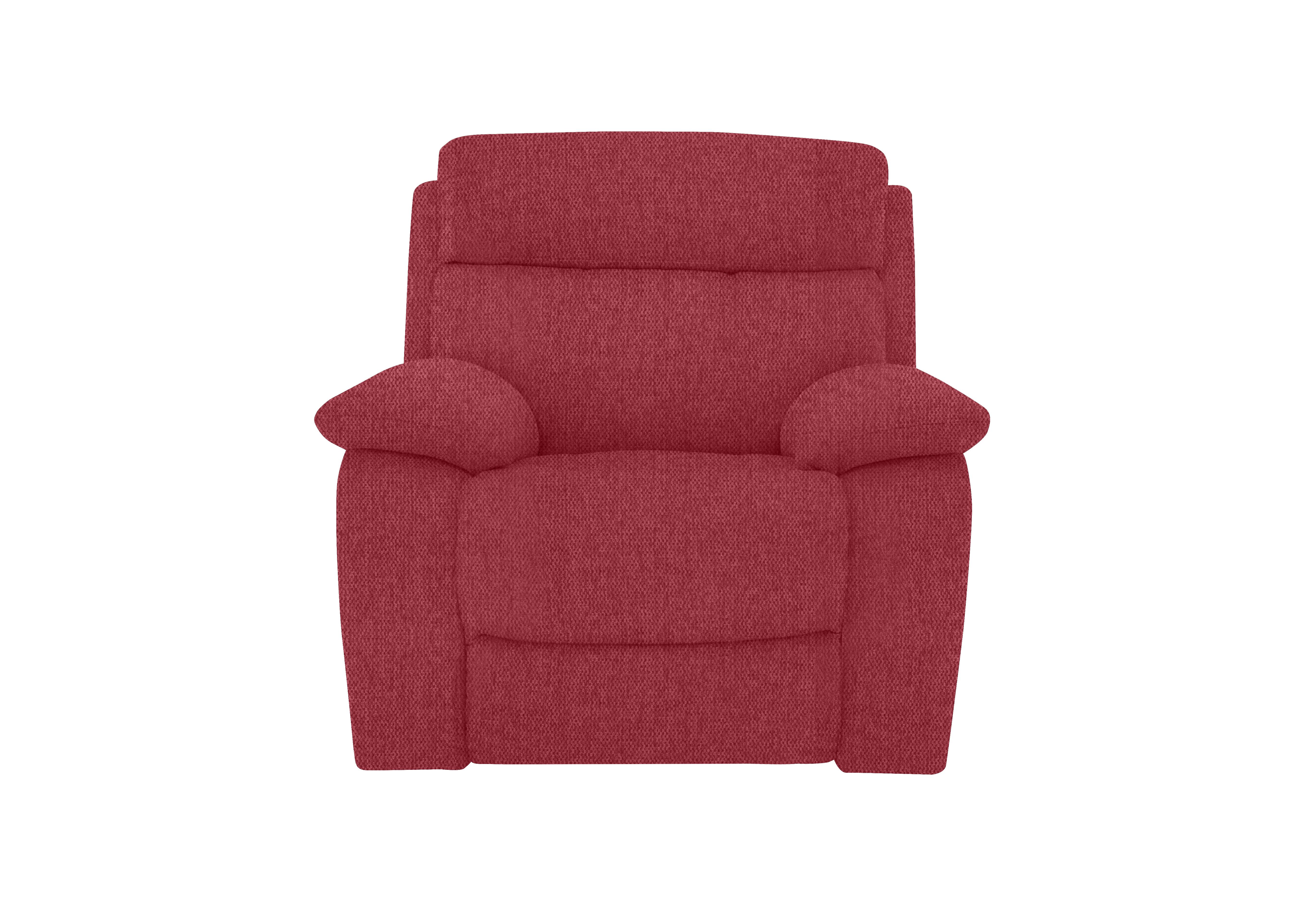 Moreno Fabric Armchair in Fab-Blt-R29 Red on Furniture Village