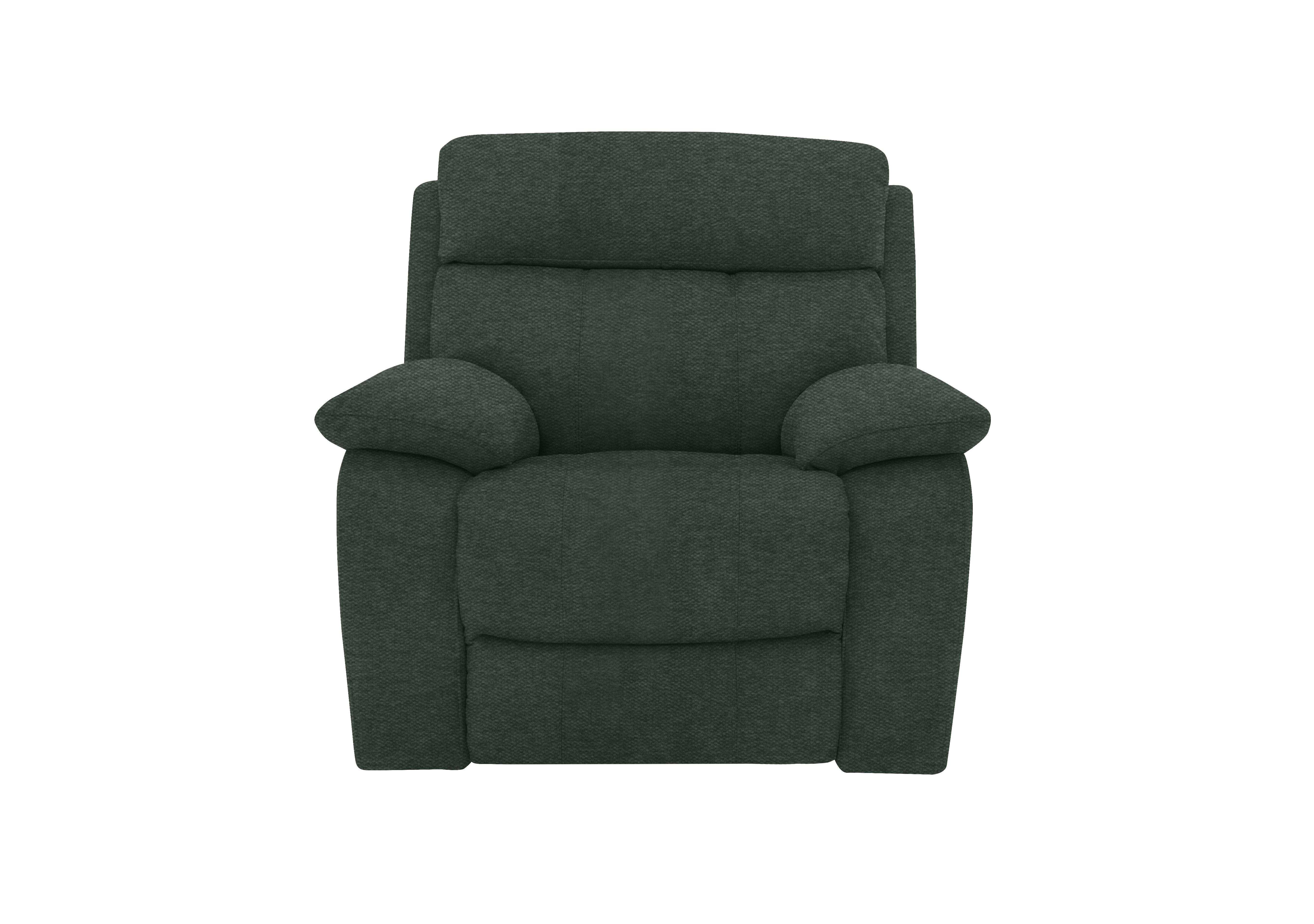 Moreno Fabric Armchair in Fab-Ska-R48 Moss Green on Furniture Village