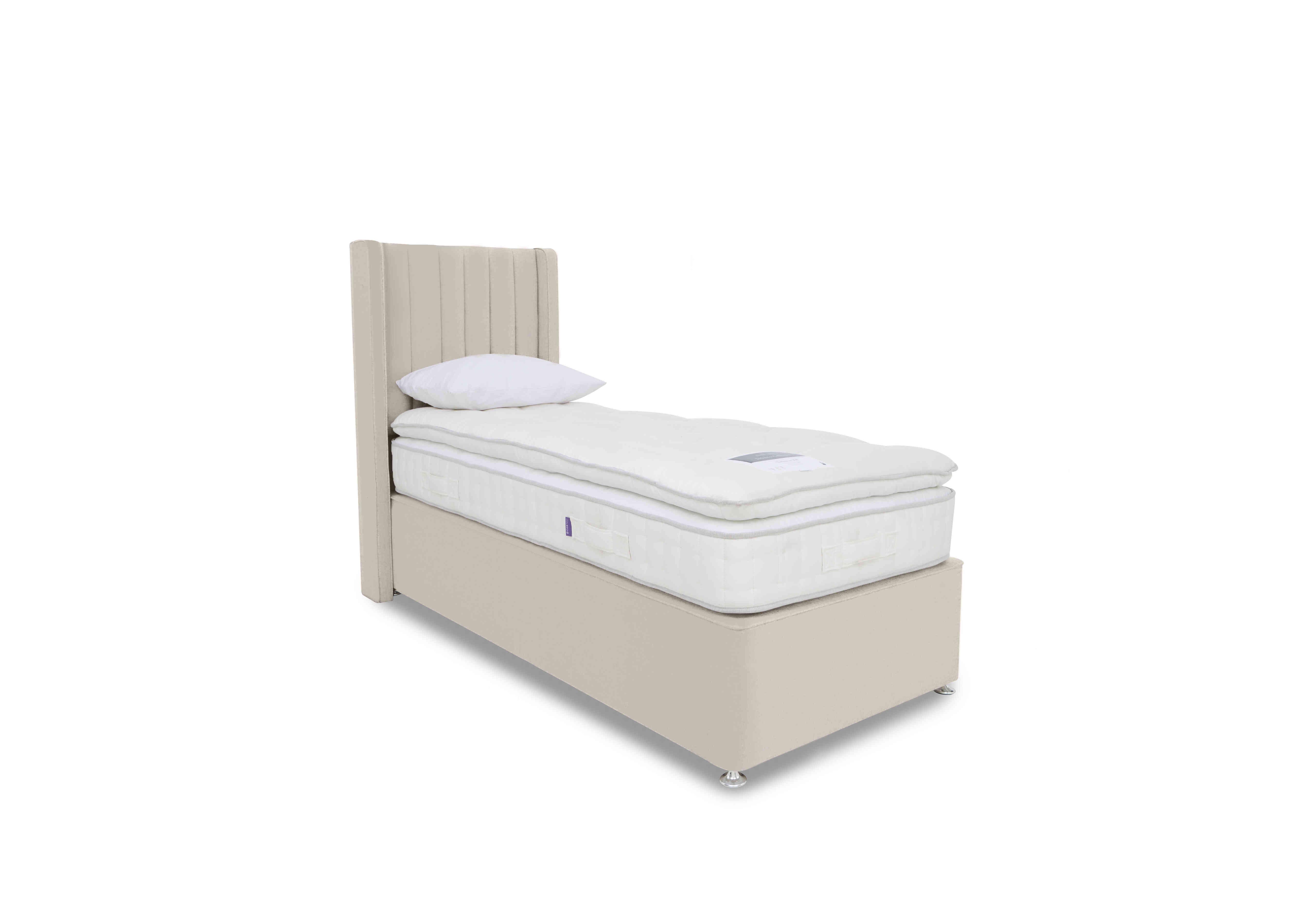 Yorkshire 10K Divan Set in Seven Ivory on Furniture Village