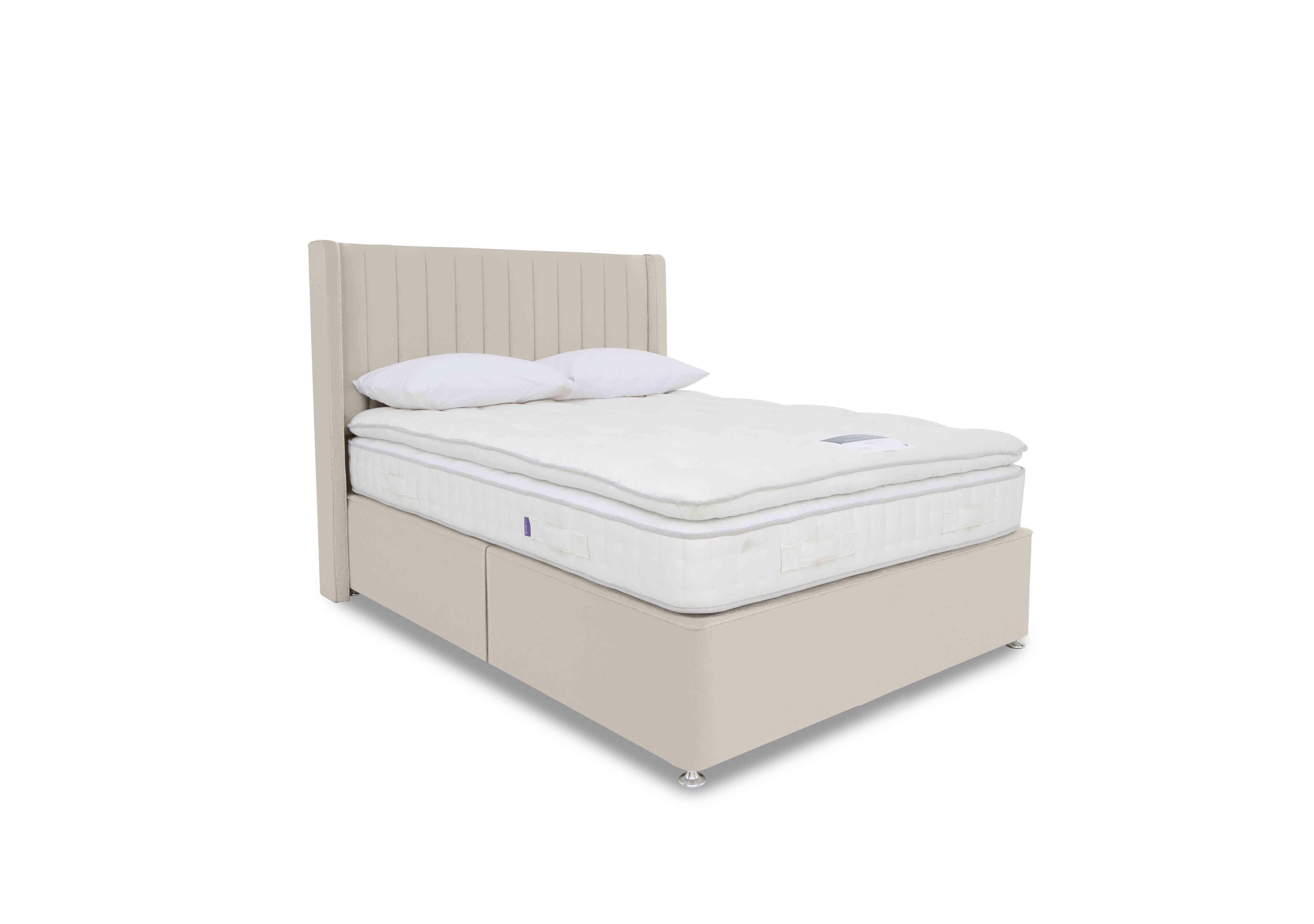 Yorkshire 10K Divan Set in Seven Ivory on Furniture Village