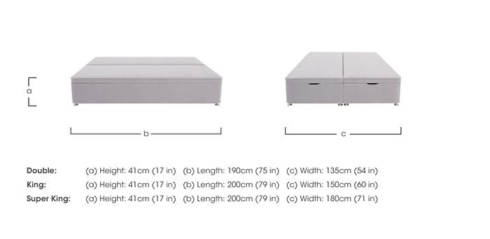 Yorkshire Ottoman Divan Base in  on Furniture Village