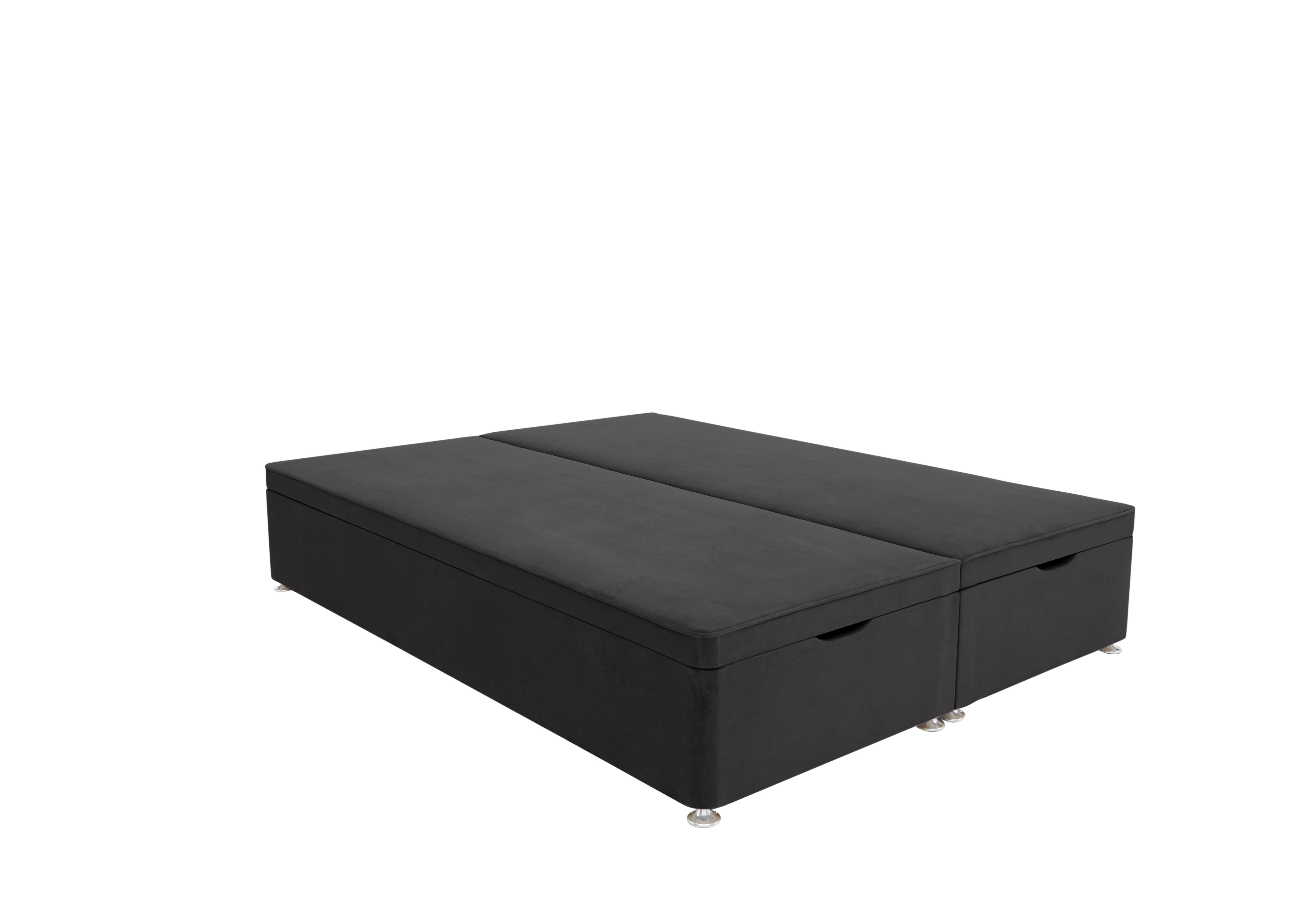 Yorkshire Ottoman Divan Base in Seven Anthracite on Furniture Village