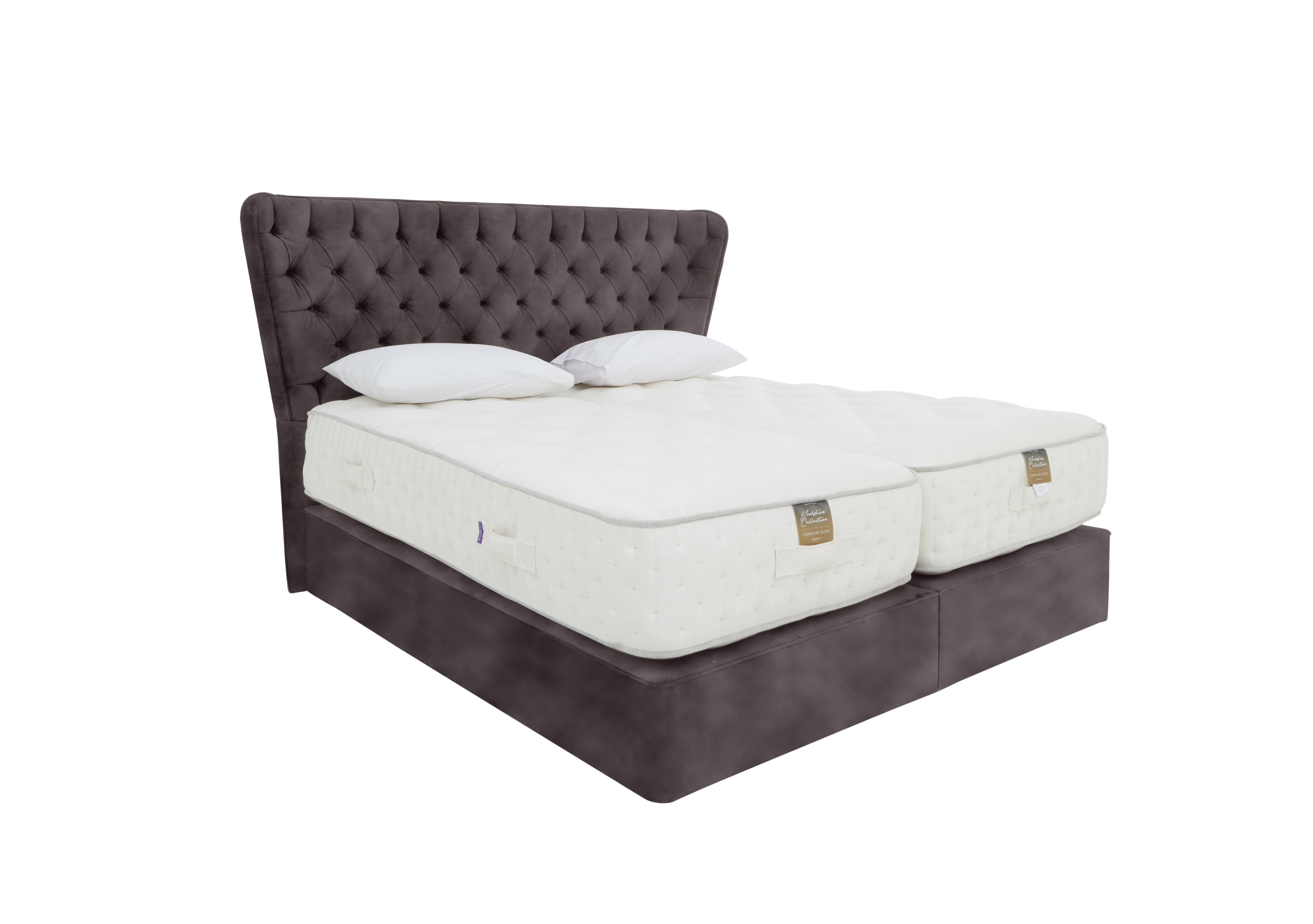 Yorkshire 25K Divan Set in Lovely Asphalt on Furniture Village