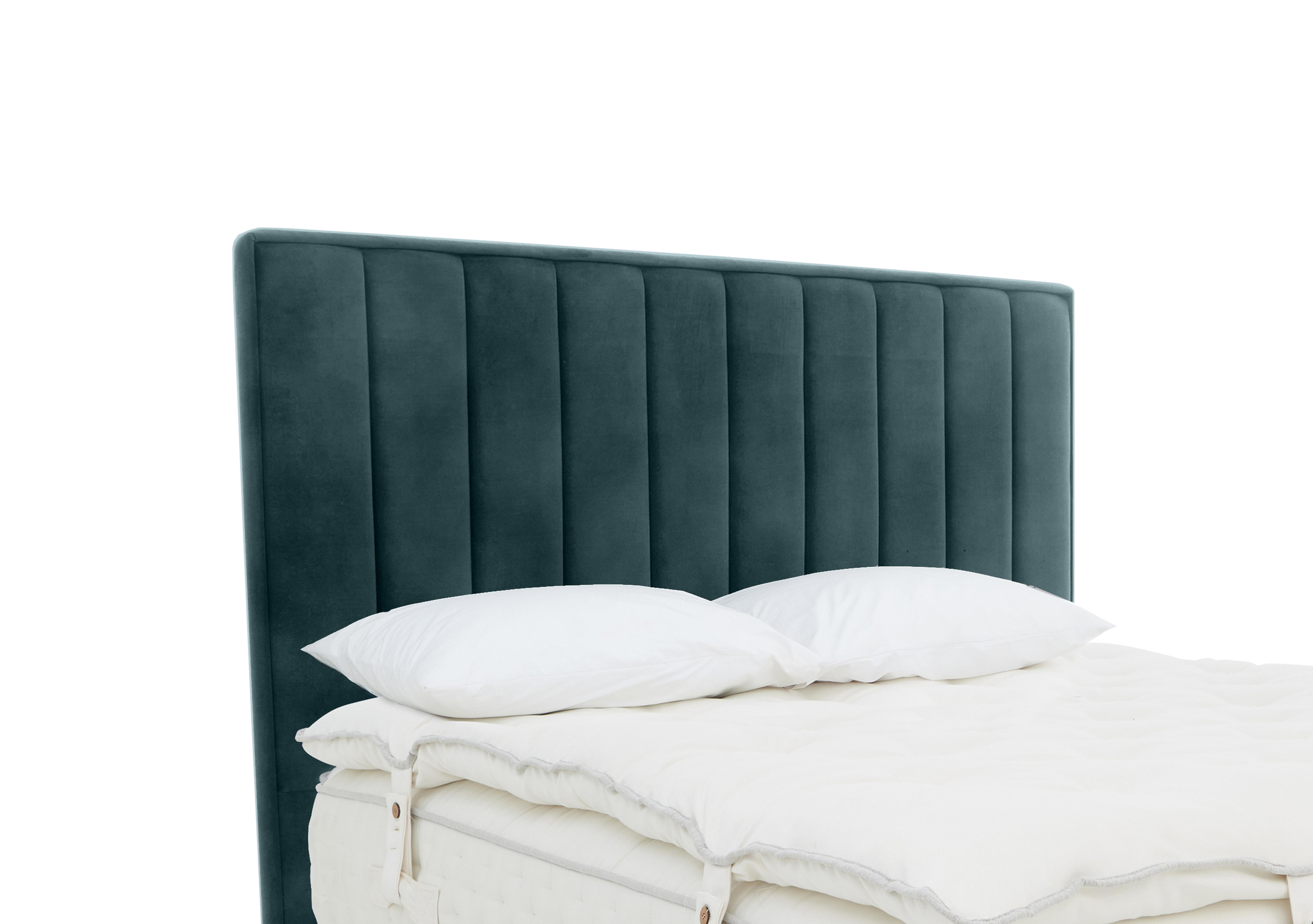 Fern Floor Standing Headboard in Lovely Ocean on Furniture Village