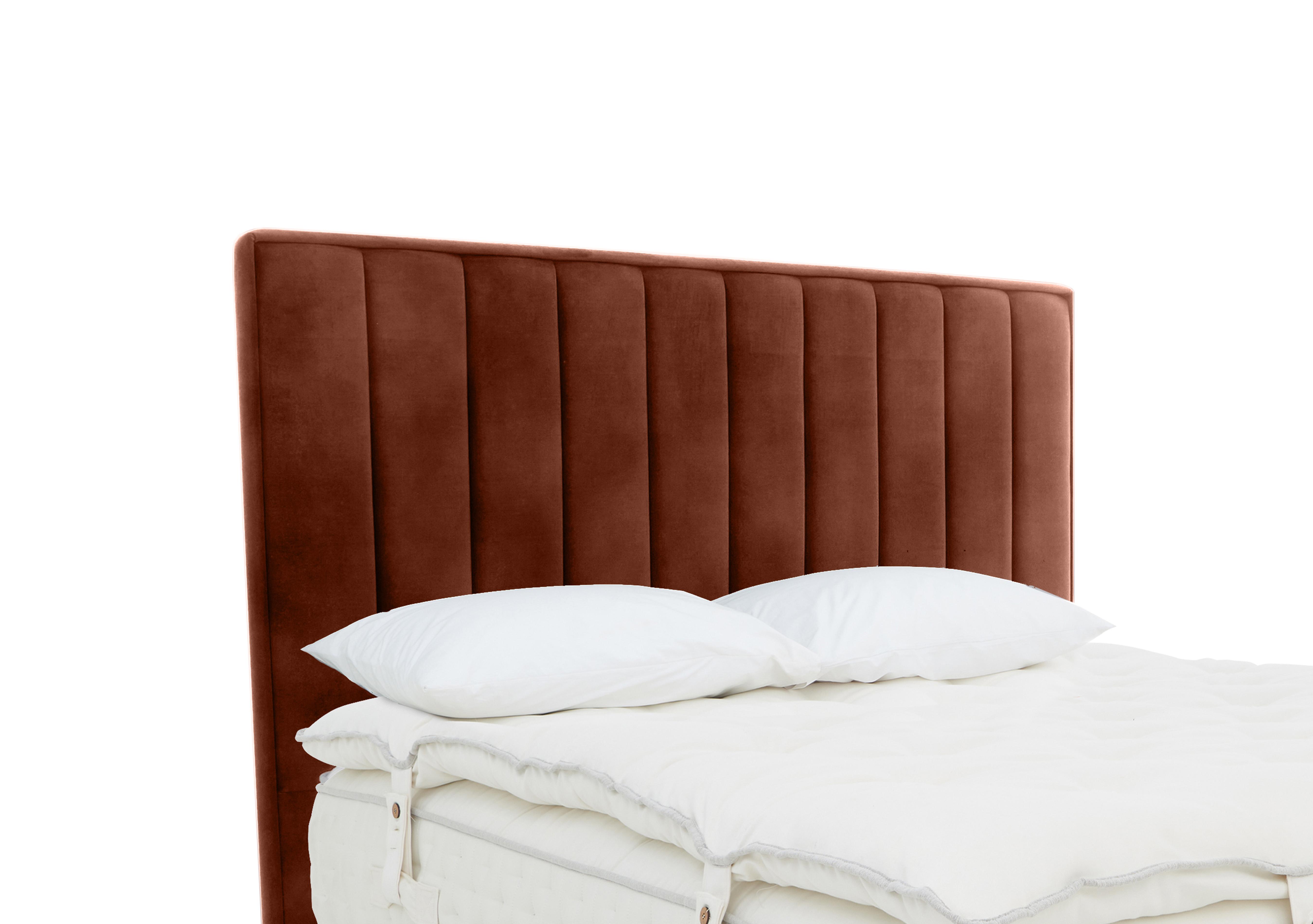 Fern Floor Standing Headboard in Lovely Umber on Furniture Village