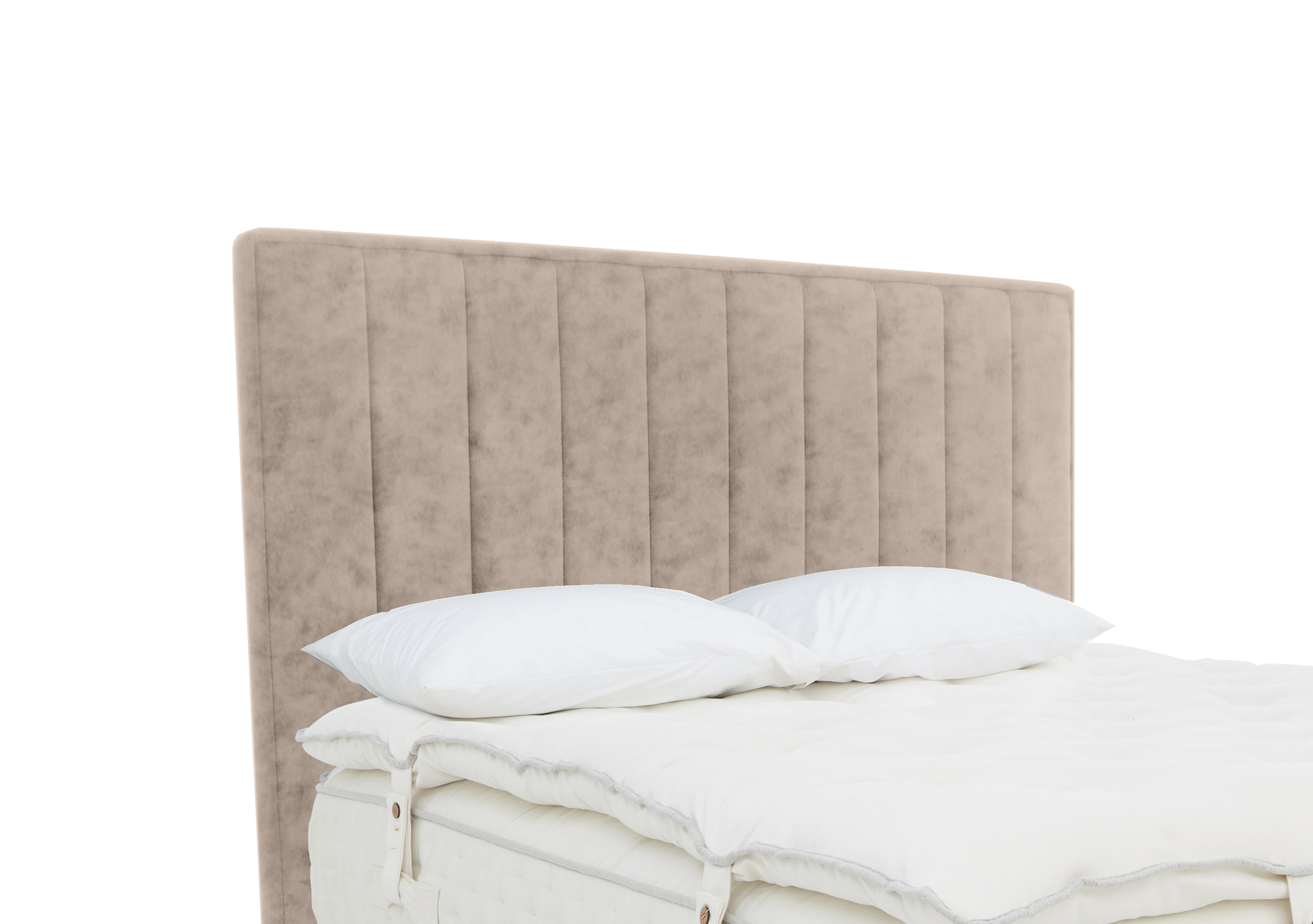 Fern Floor Standing Headboard in Opal Vellum on Furniture Village