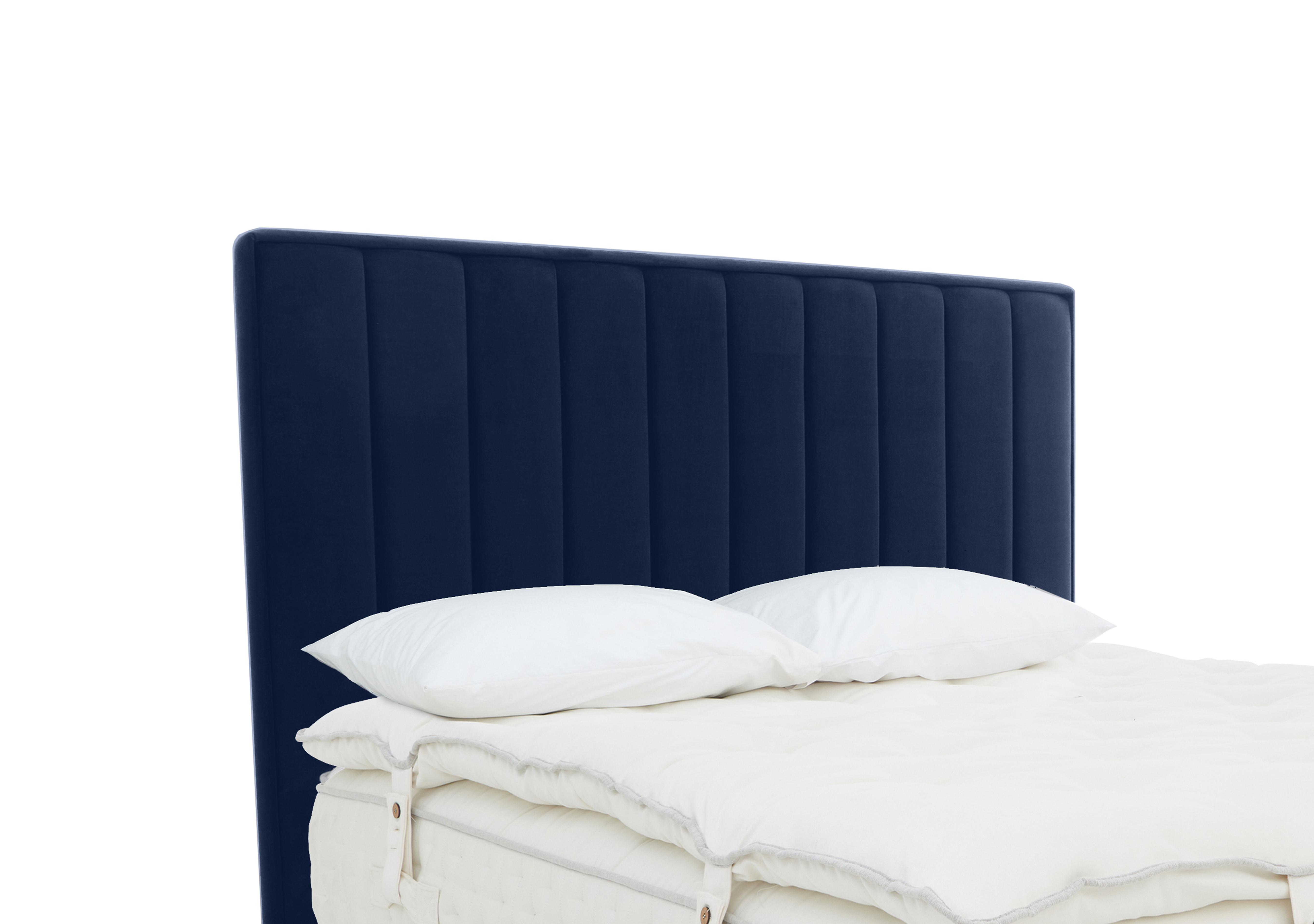 Fern Floor Standing Headboard in Seven Navy on Furniture Village