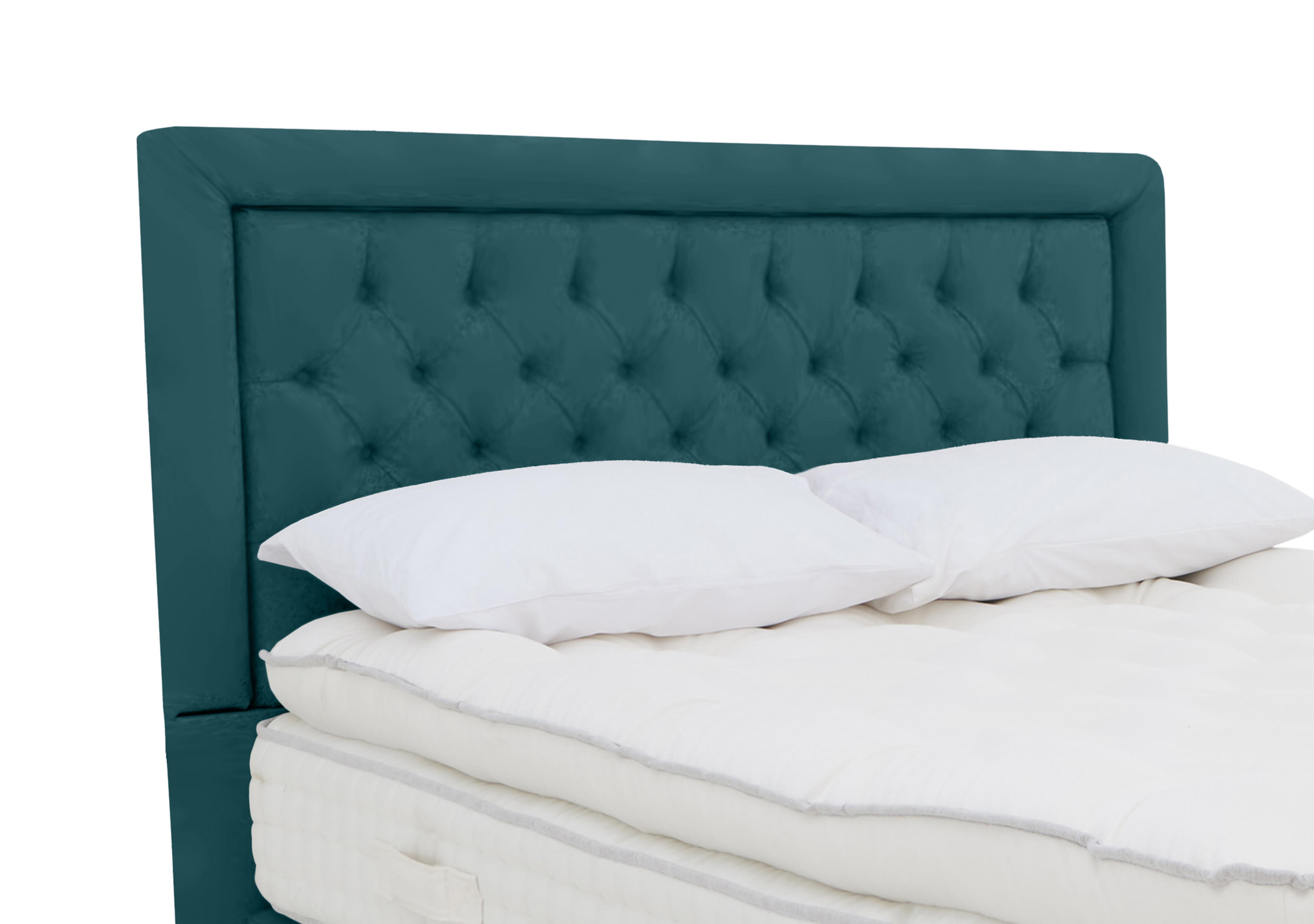 Hibiscus Floor Standing Headboard in Seven Emerald on Furniture Village