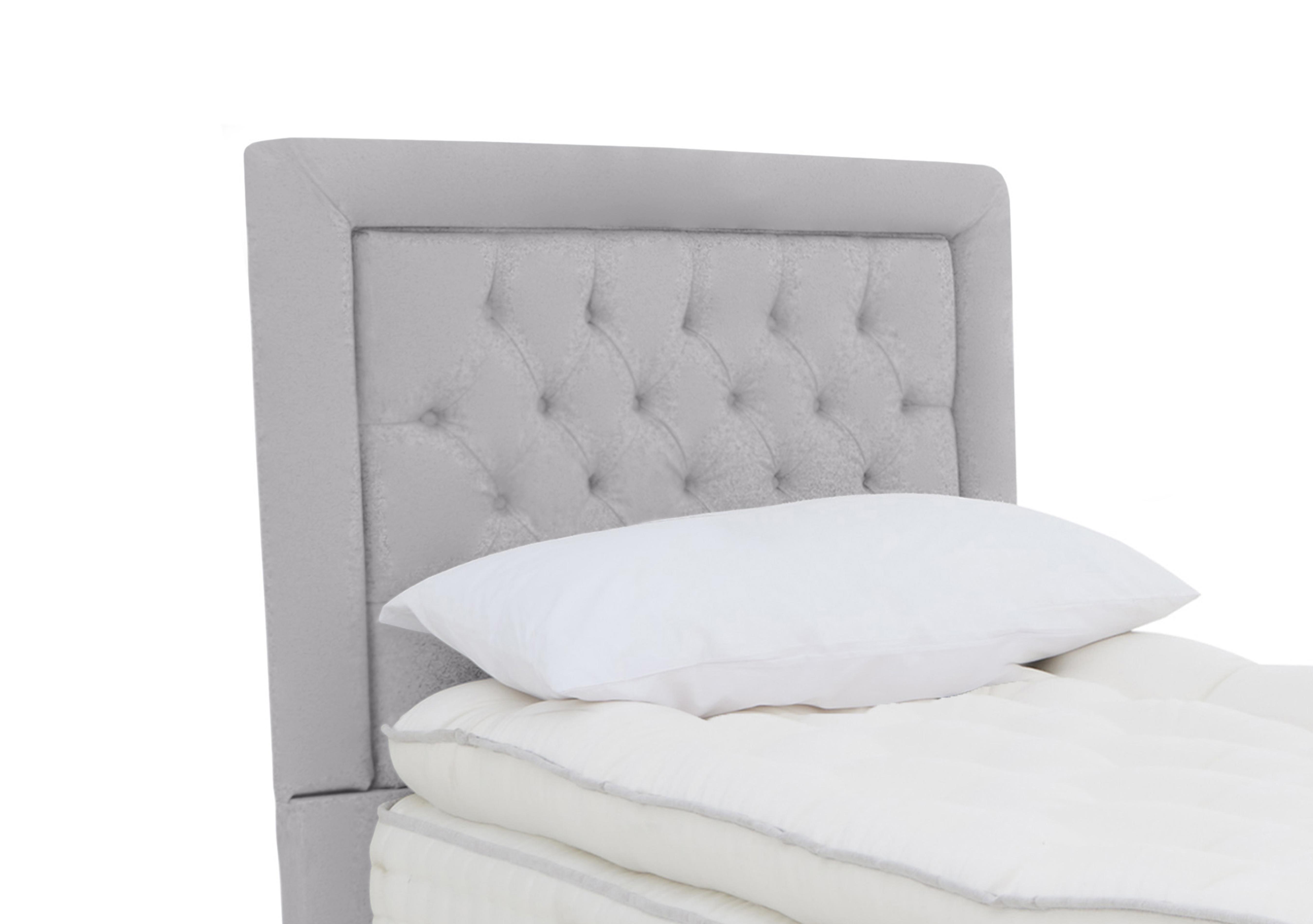 Hibiscus Floor Standing Headboard in Seven Lilac on Furniture Village