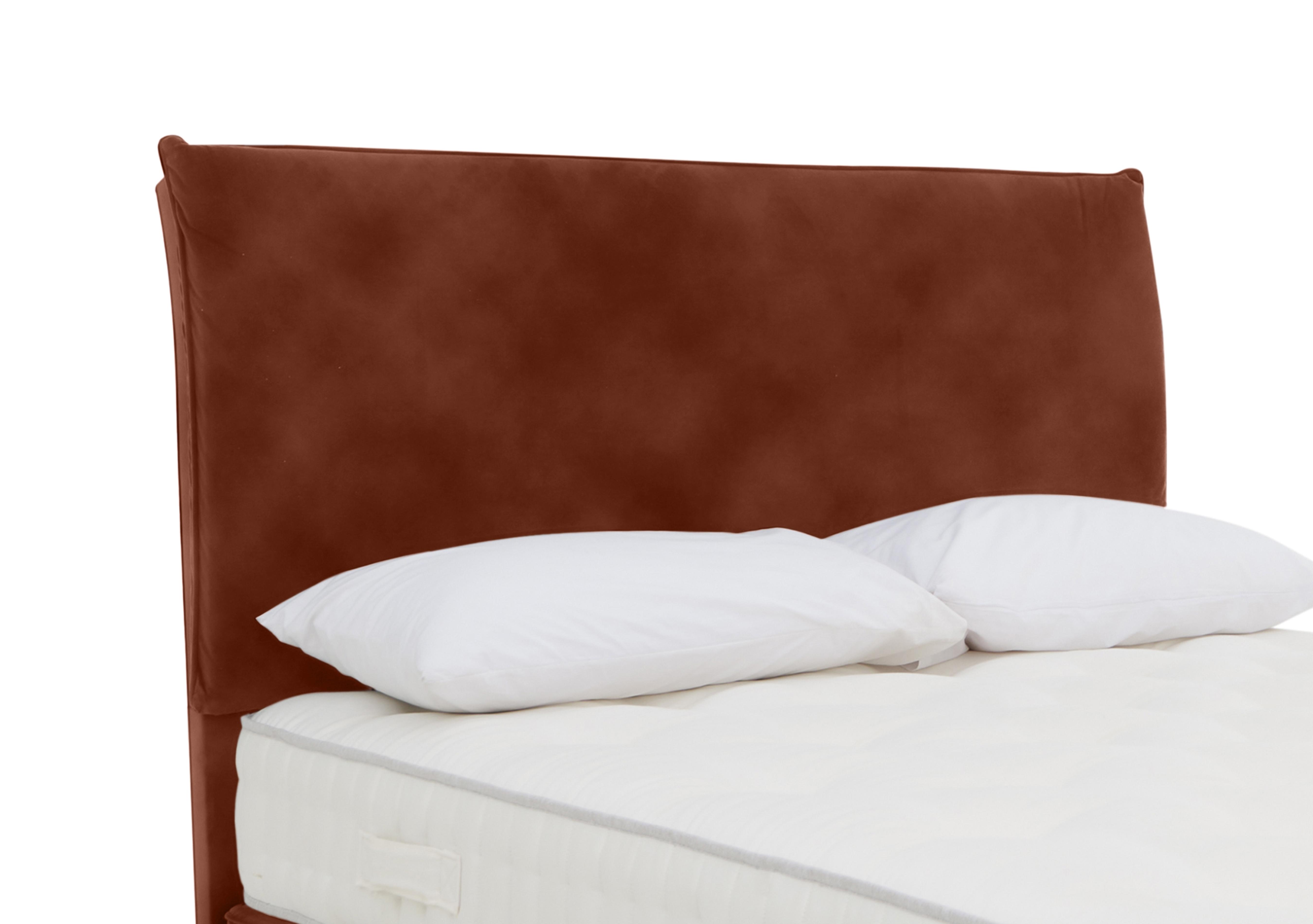 Juniper Floor Standing Headboard in Lovely Umber on Furniture Village