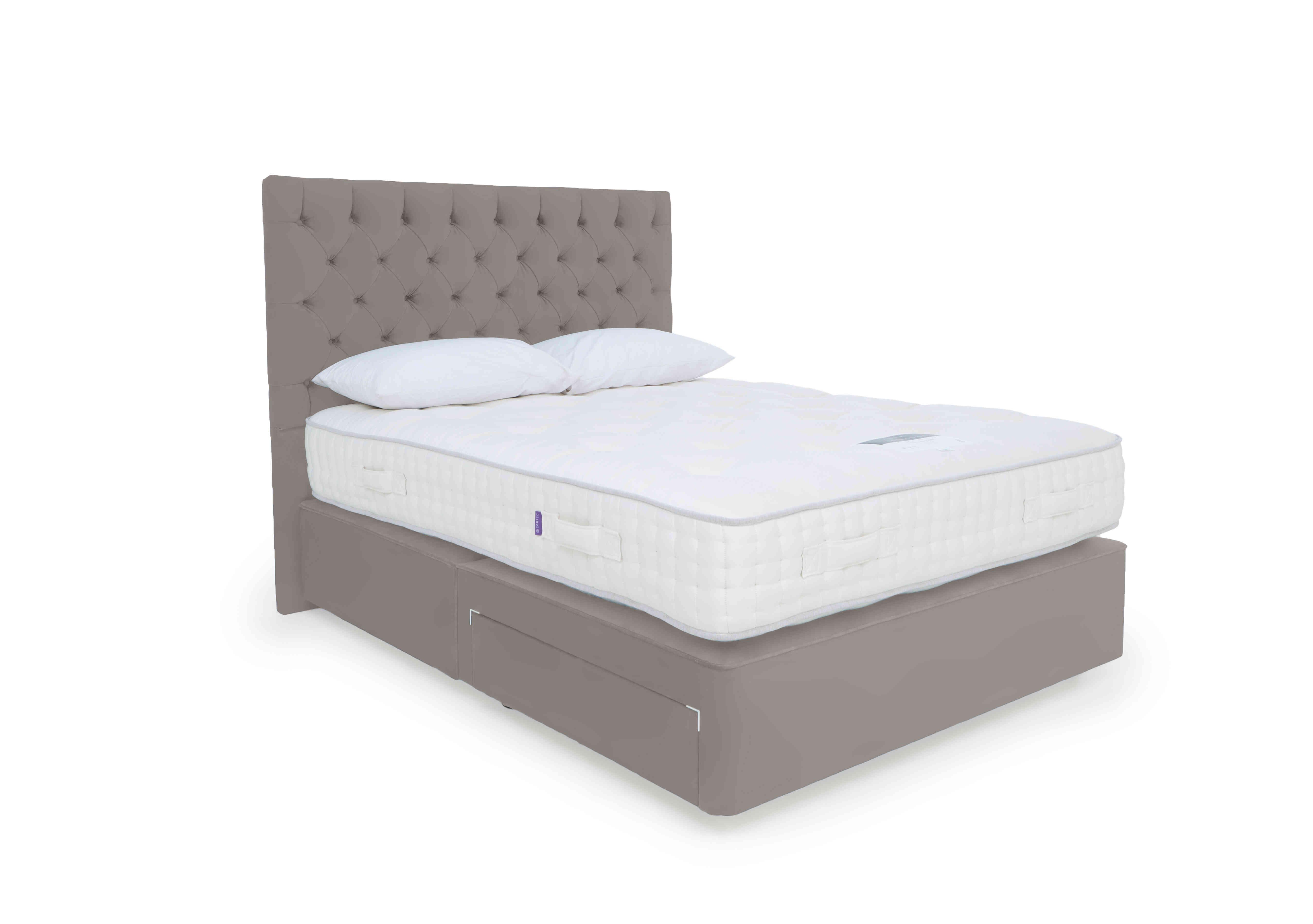 Yorkshire 15K Divan Set in Seven Dolphin on Furniture Village