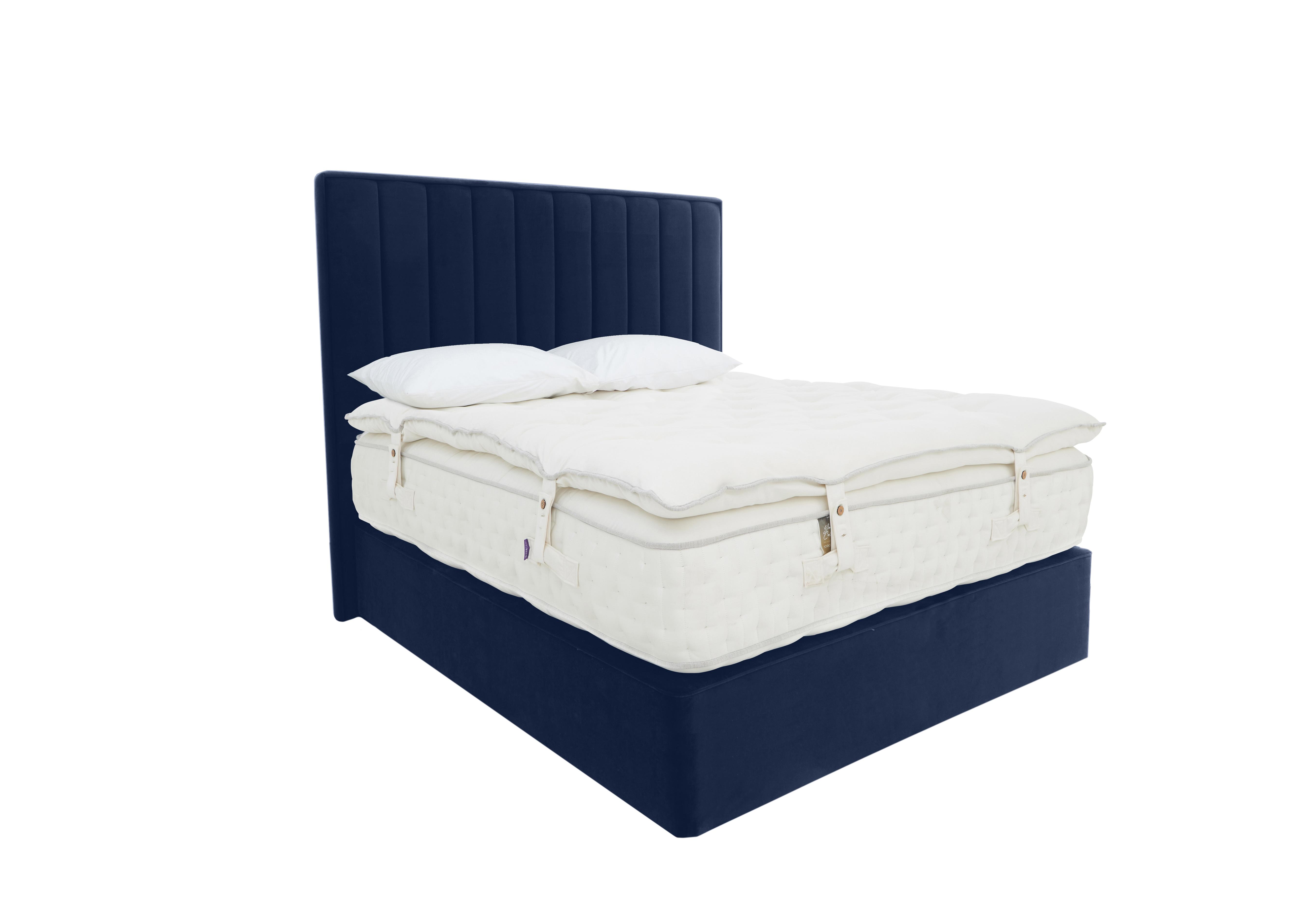 Yorkshire 40K Divan Set in Seven Navy on Furniture Village