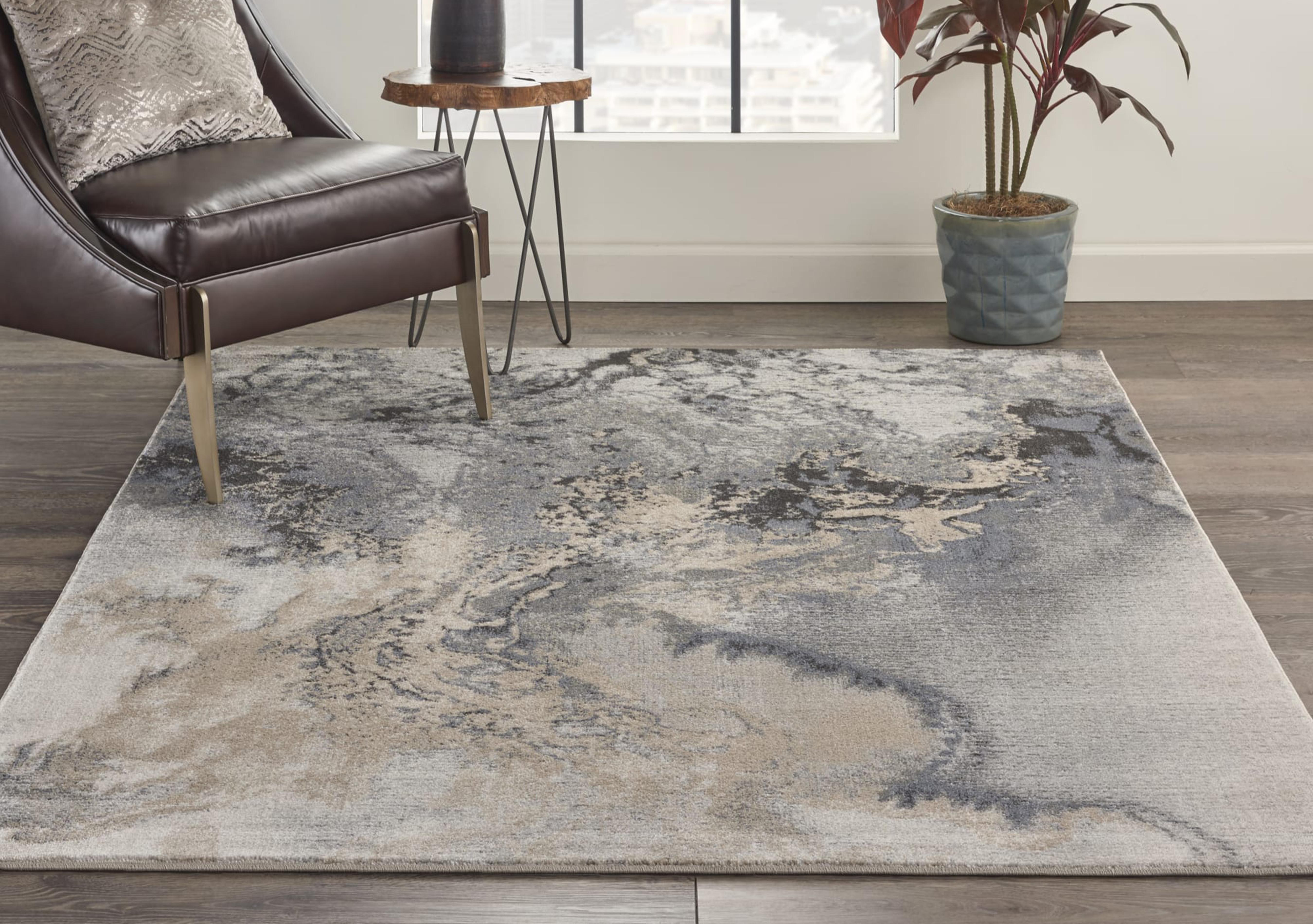 Maxell Grey Rug in  on Furniture Village