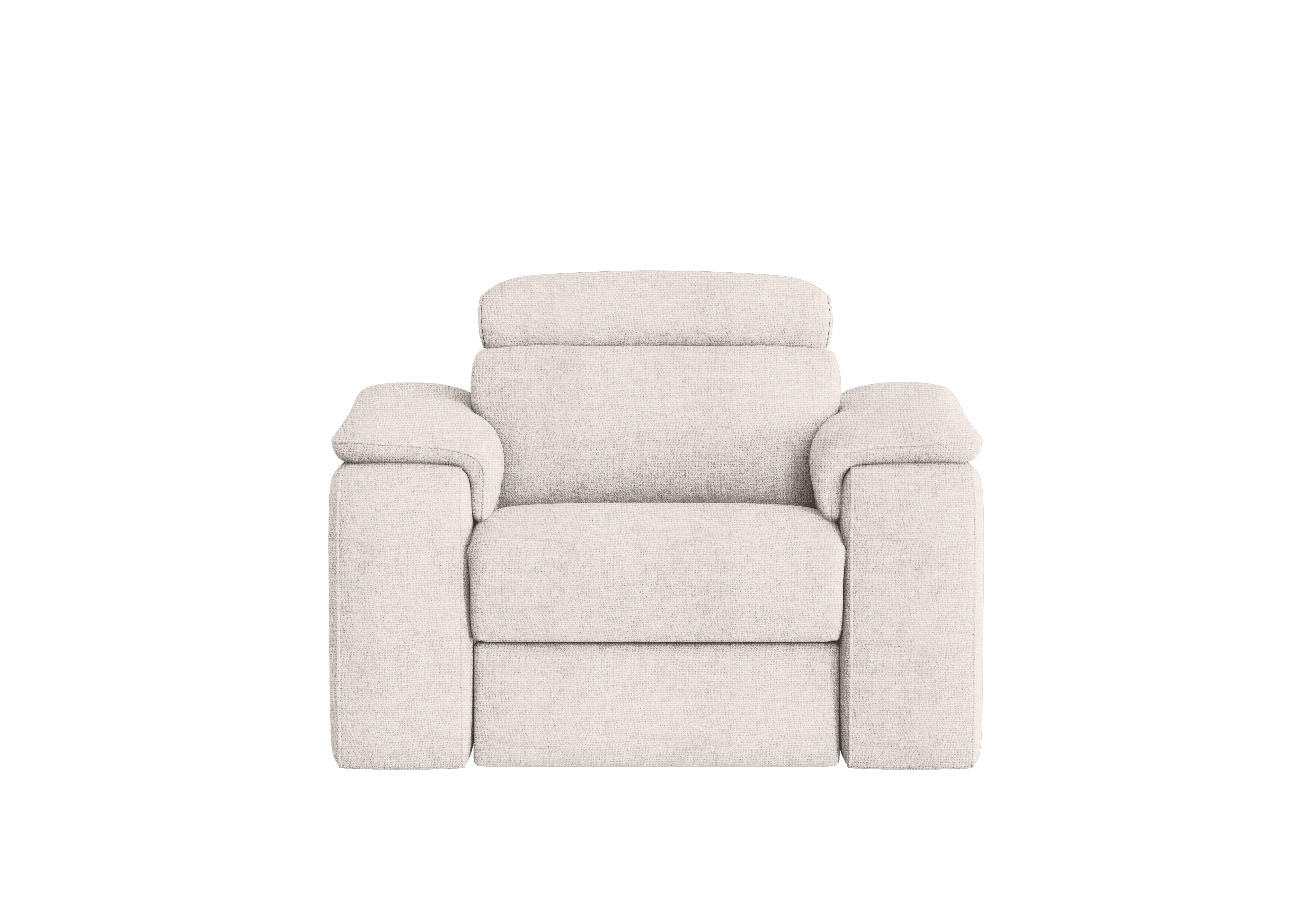 Davide Fabric Armchair in Baobab Beige on Furniture Village