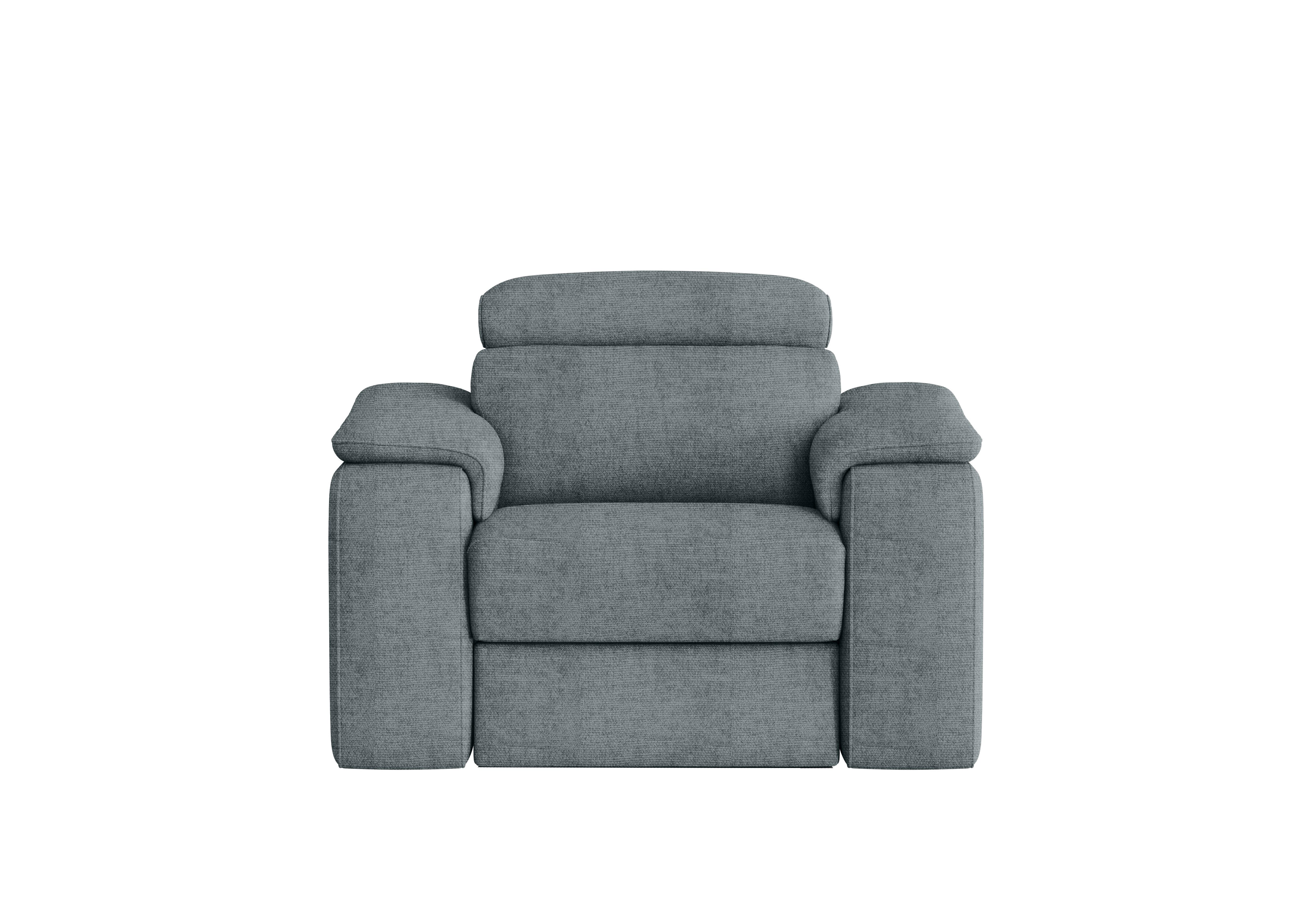 Davide Fabric Armchair in Baobab Grigio 546 on Furniture Village