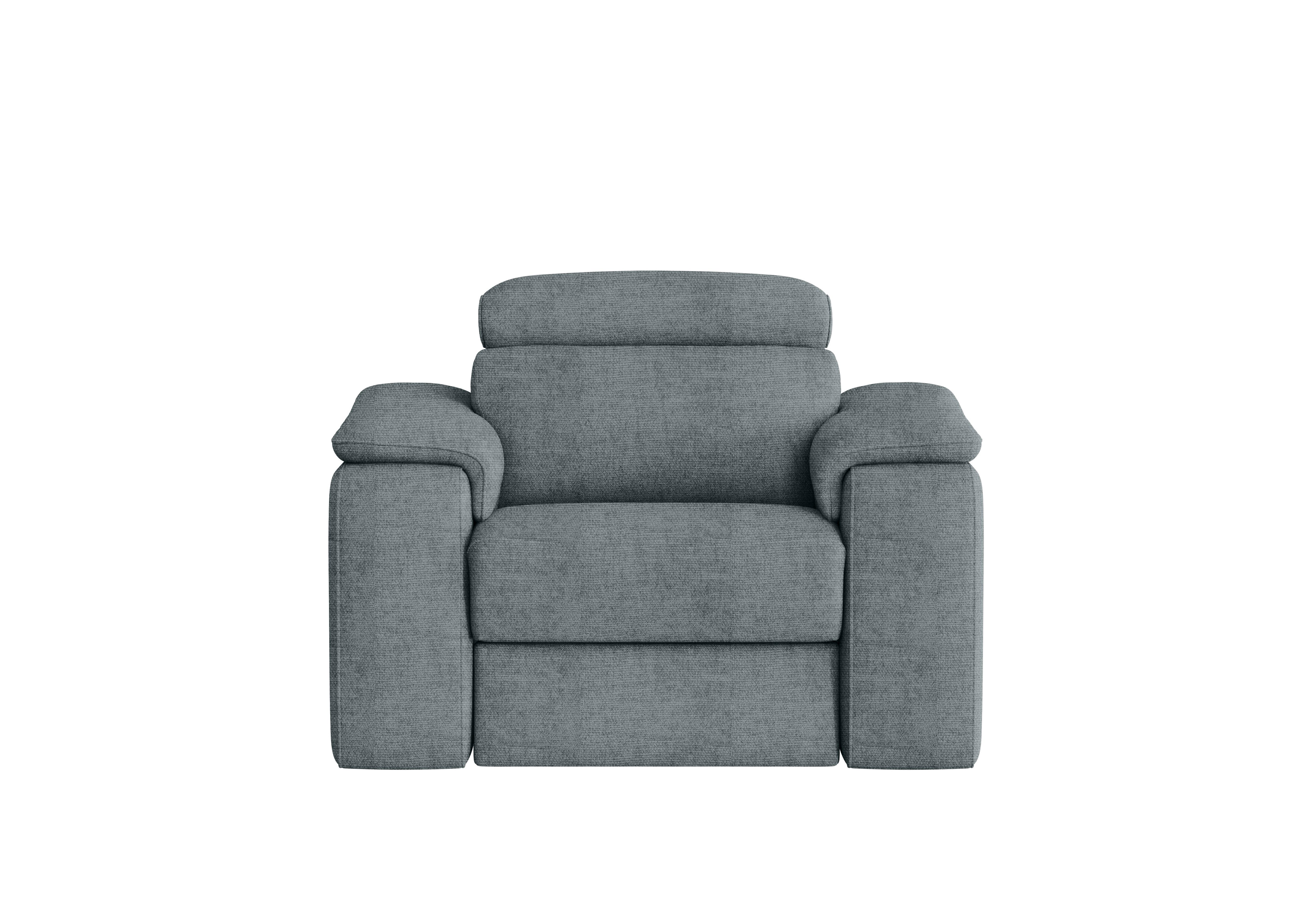 Davide Fabric Armchair in Baobab Grigio 546 on Furniture Village