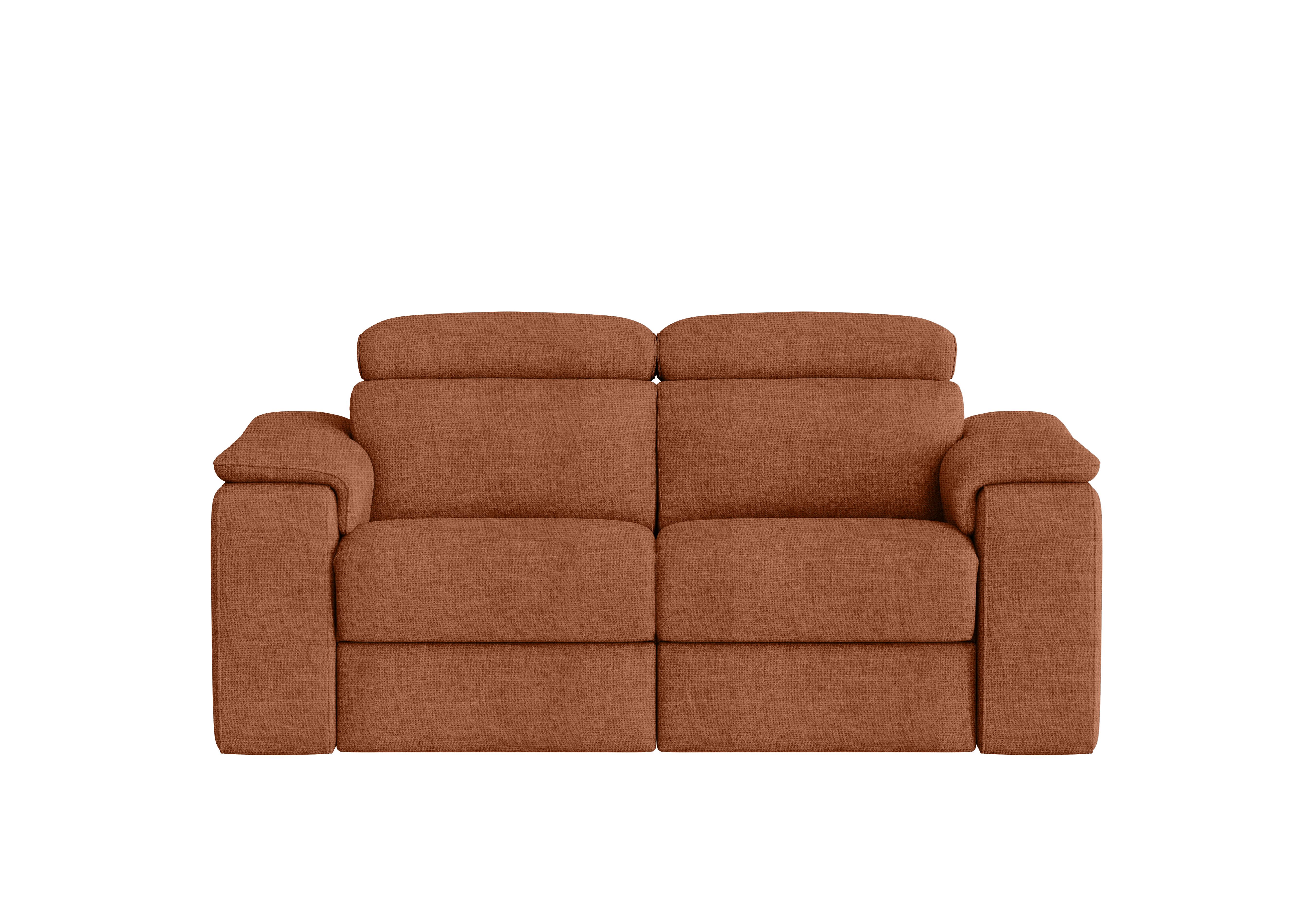 Davide 2 Seater Fabric Sofa in Baobab Ruggine 549 on Furniture Village