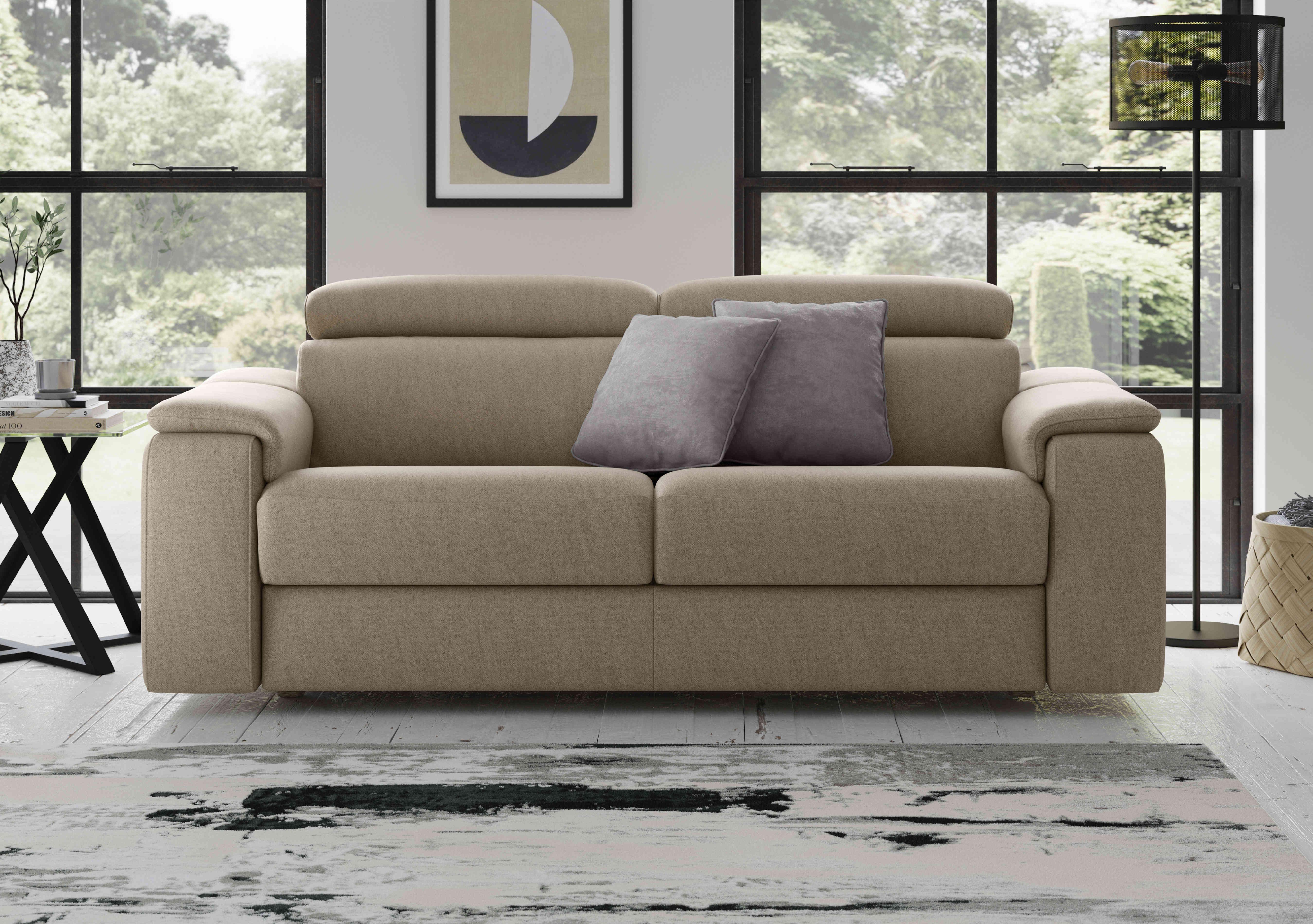 Davide 3 Seater Fabric Sofa in  on Furniture Village