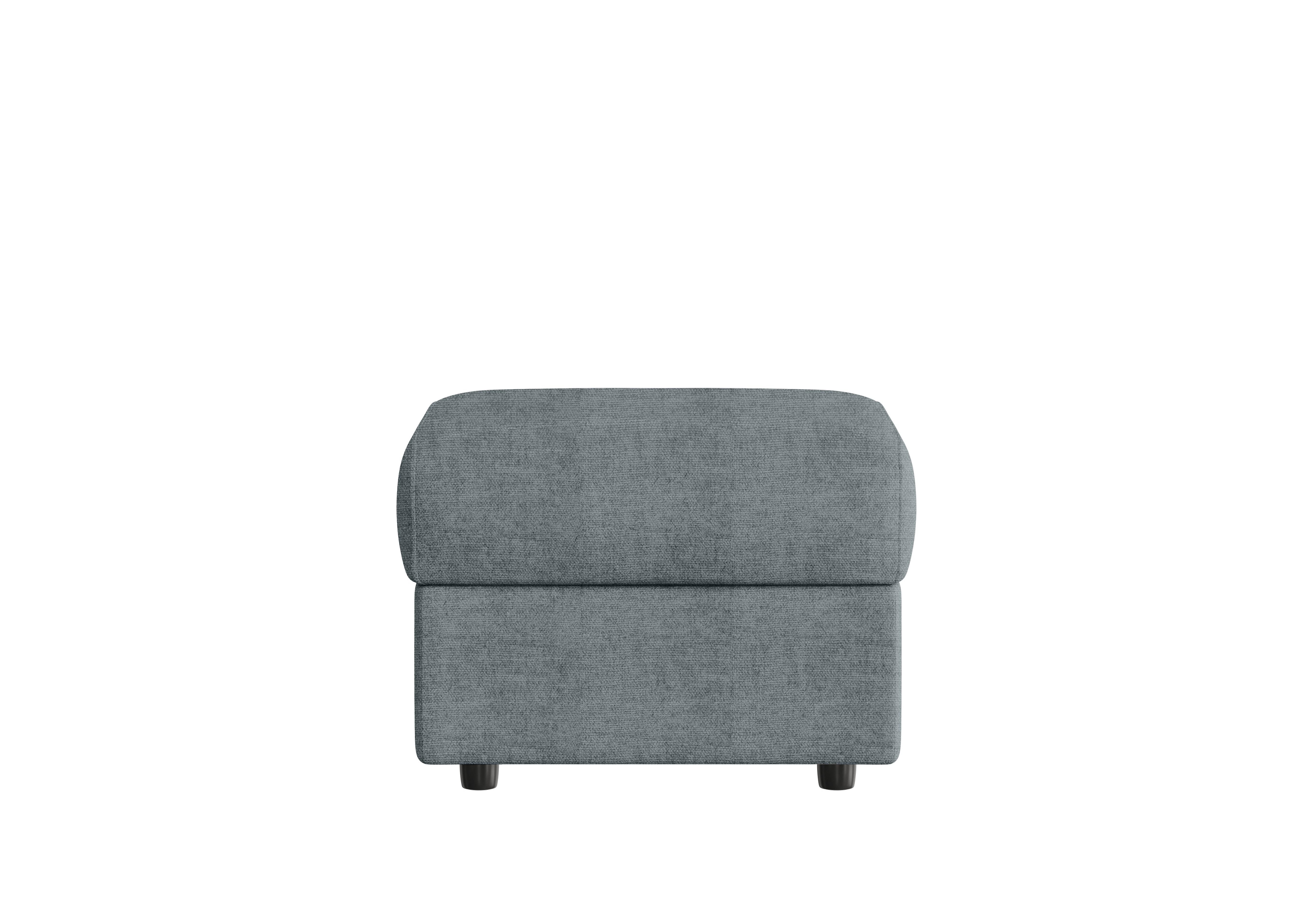 Davide Fabric Storage Footstool in Baobab Grigio 546 on Furniture Village