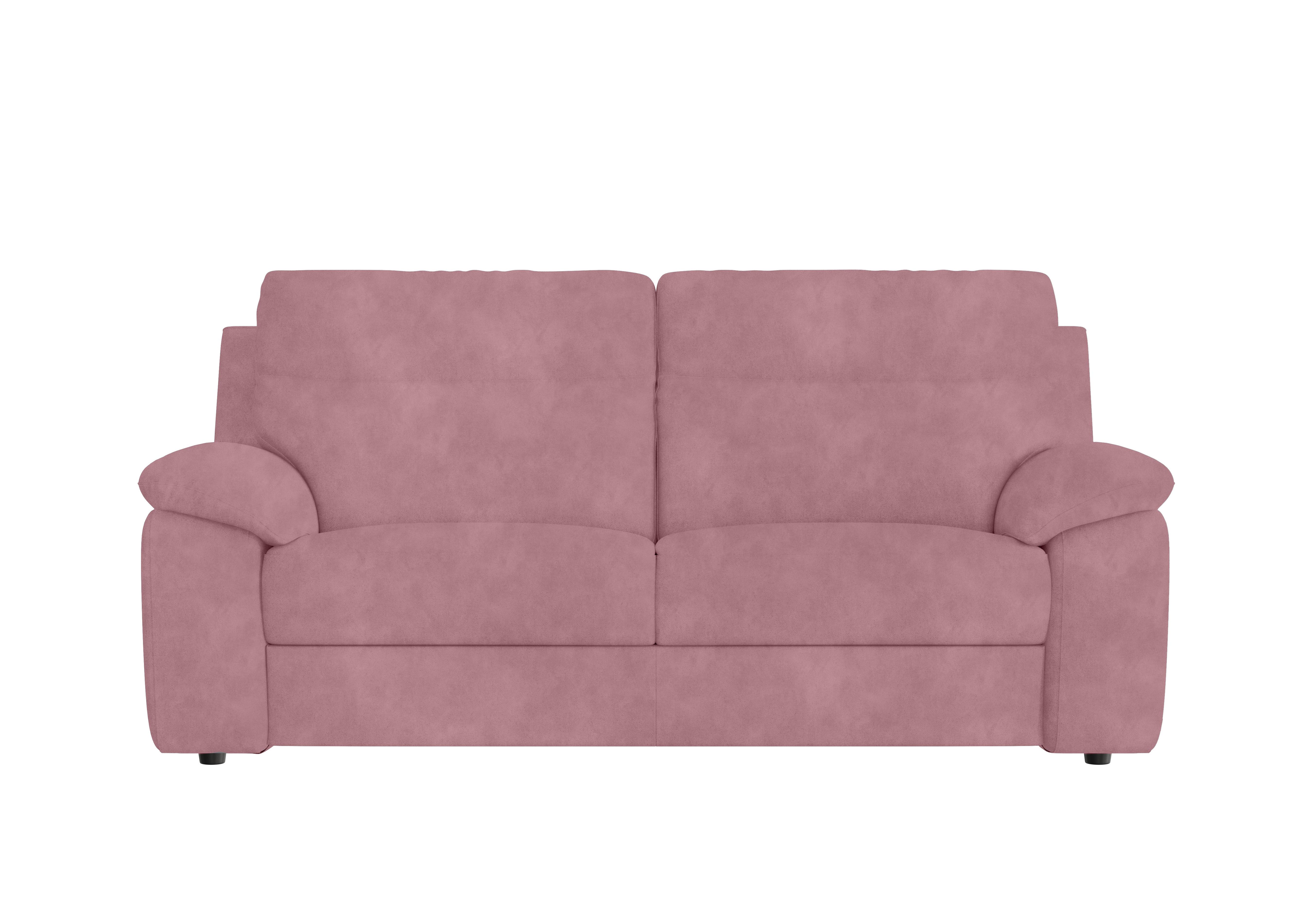 Pepino 3 Seater Fabric Sofa in Selma Rosa on Furniture Village
