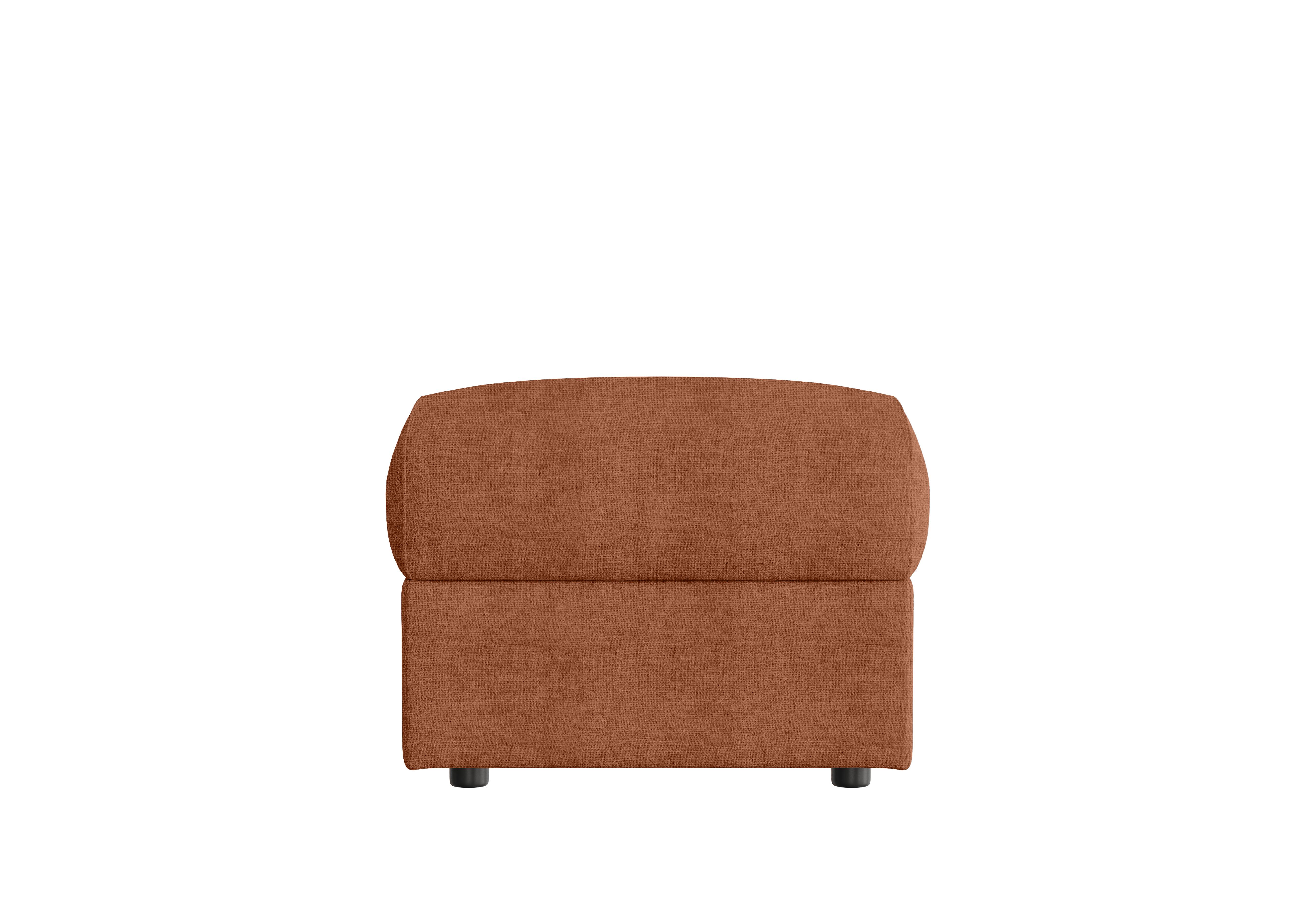 Pepino Fabric Storage Footstool in Baobab Ruggine 549 on Furniture Village