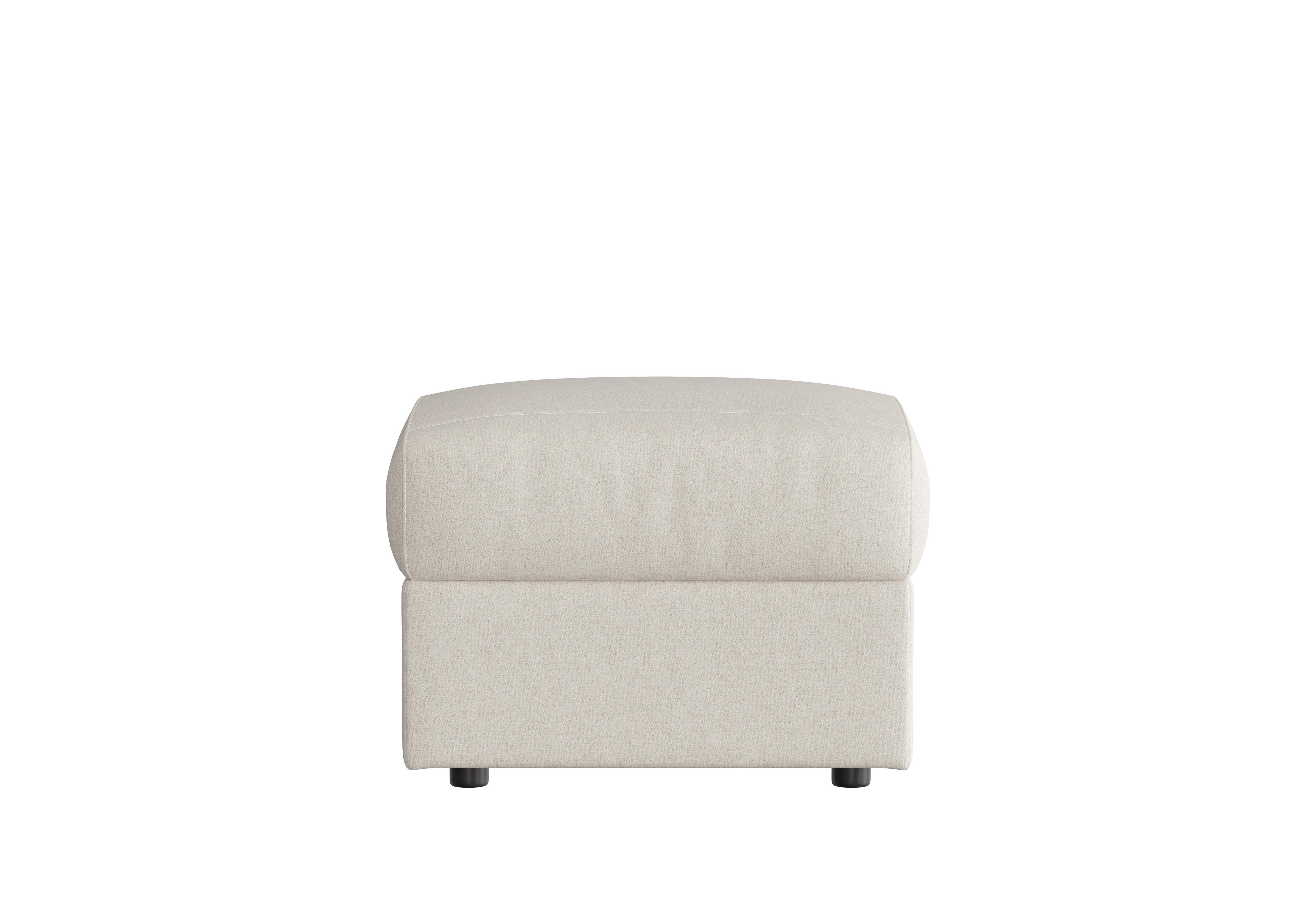 Pepino Fabric Storage Footstool in Fuente Beige on Furniture Village