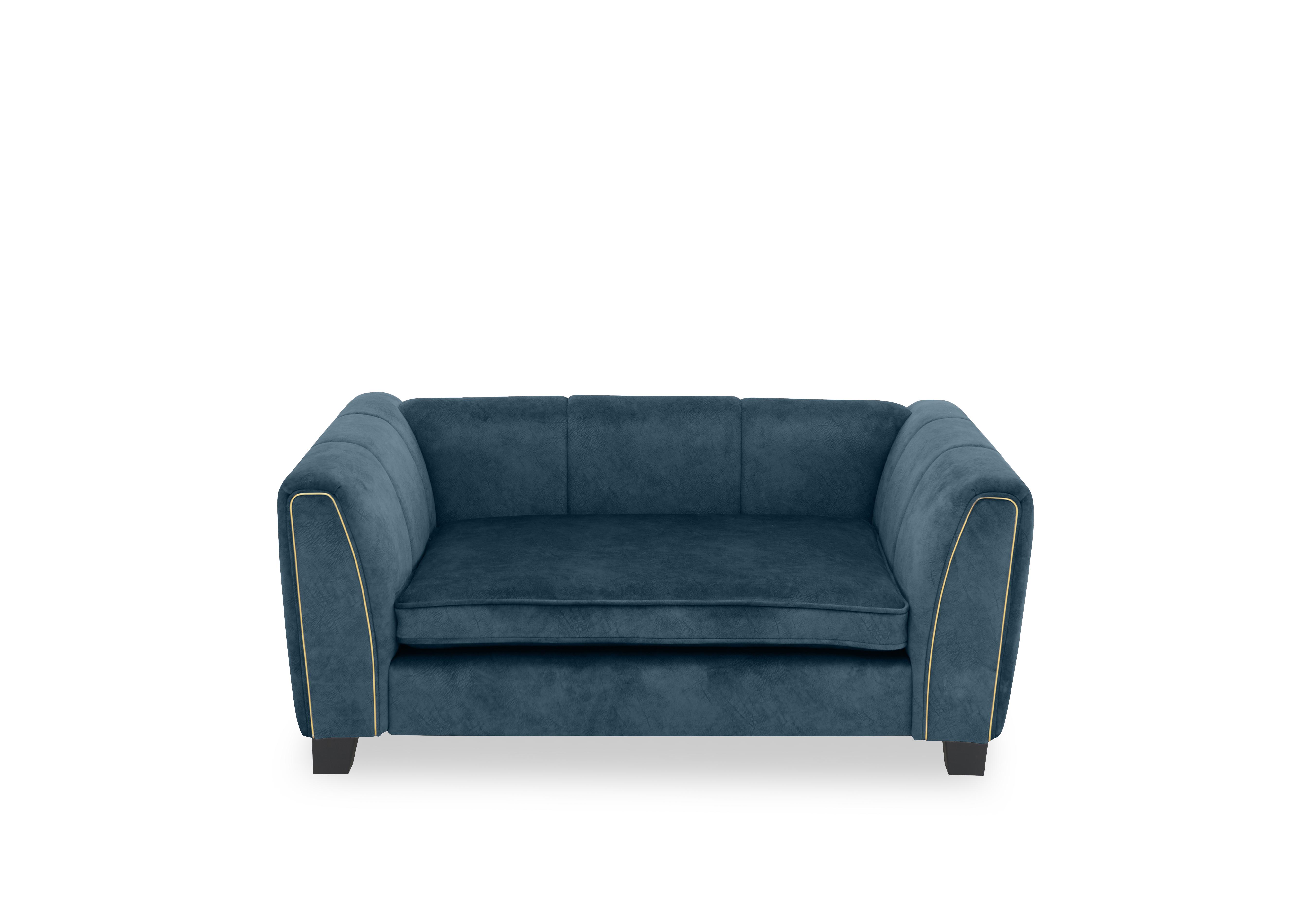 Ariana Fabric Pet Bed in Ocean Brass Insert on Furniture Village