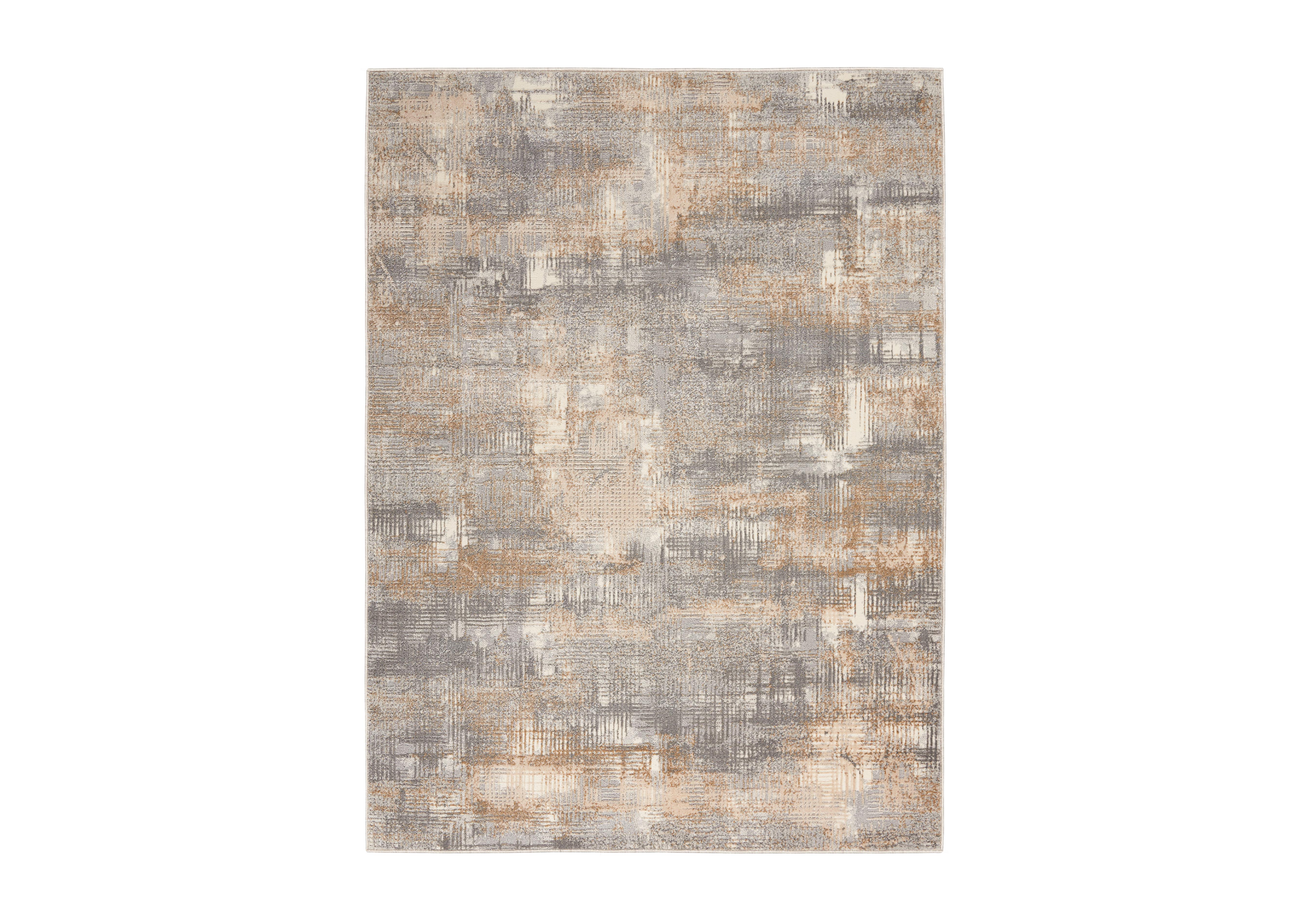 Calvin Klein Rush Grey Beige Rug in  on Furniture Village