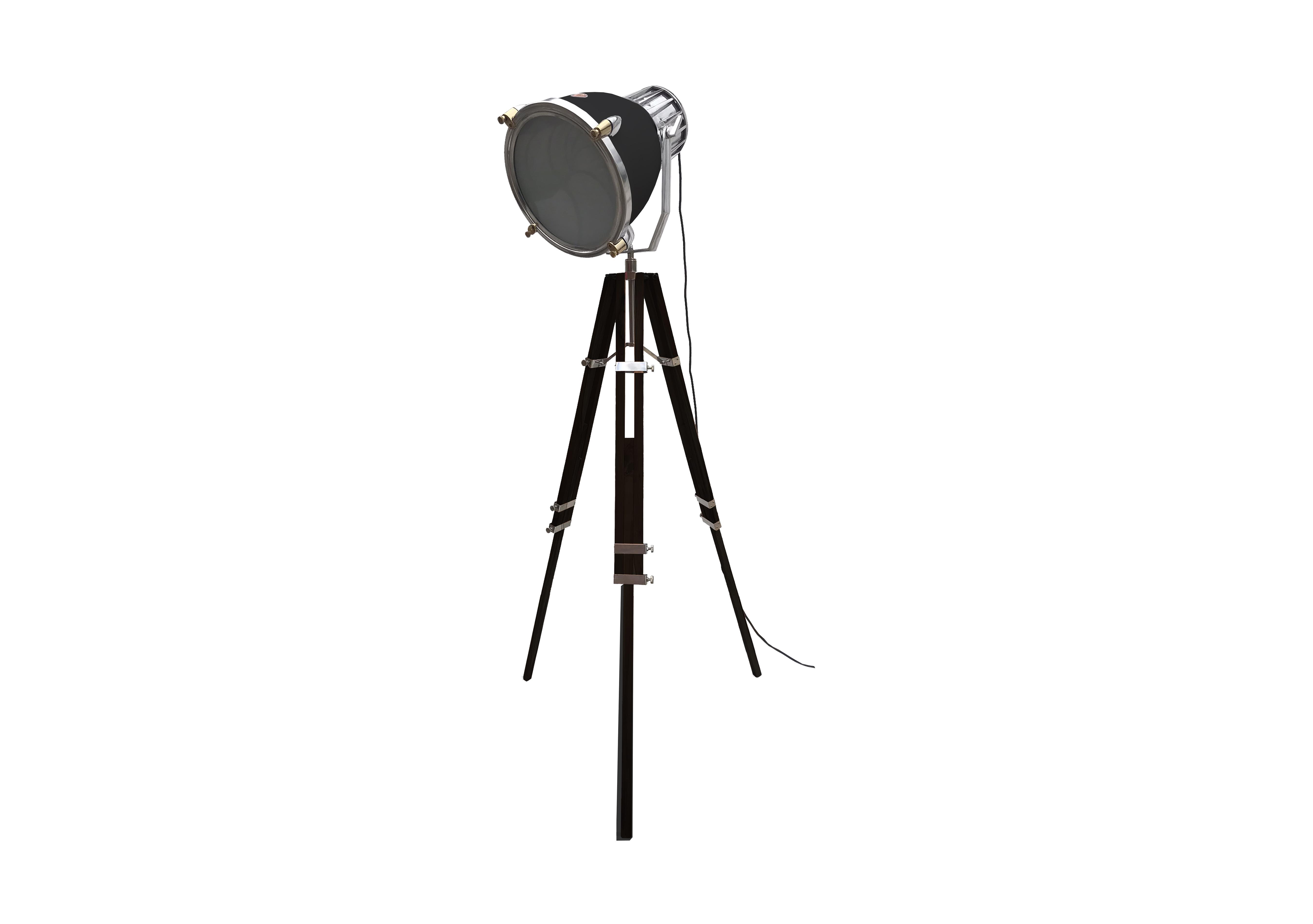 Warehouse Industrial Floor Lamp in Black on Furniture Village