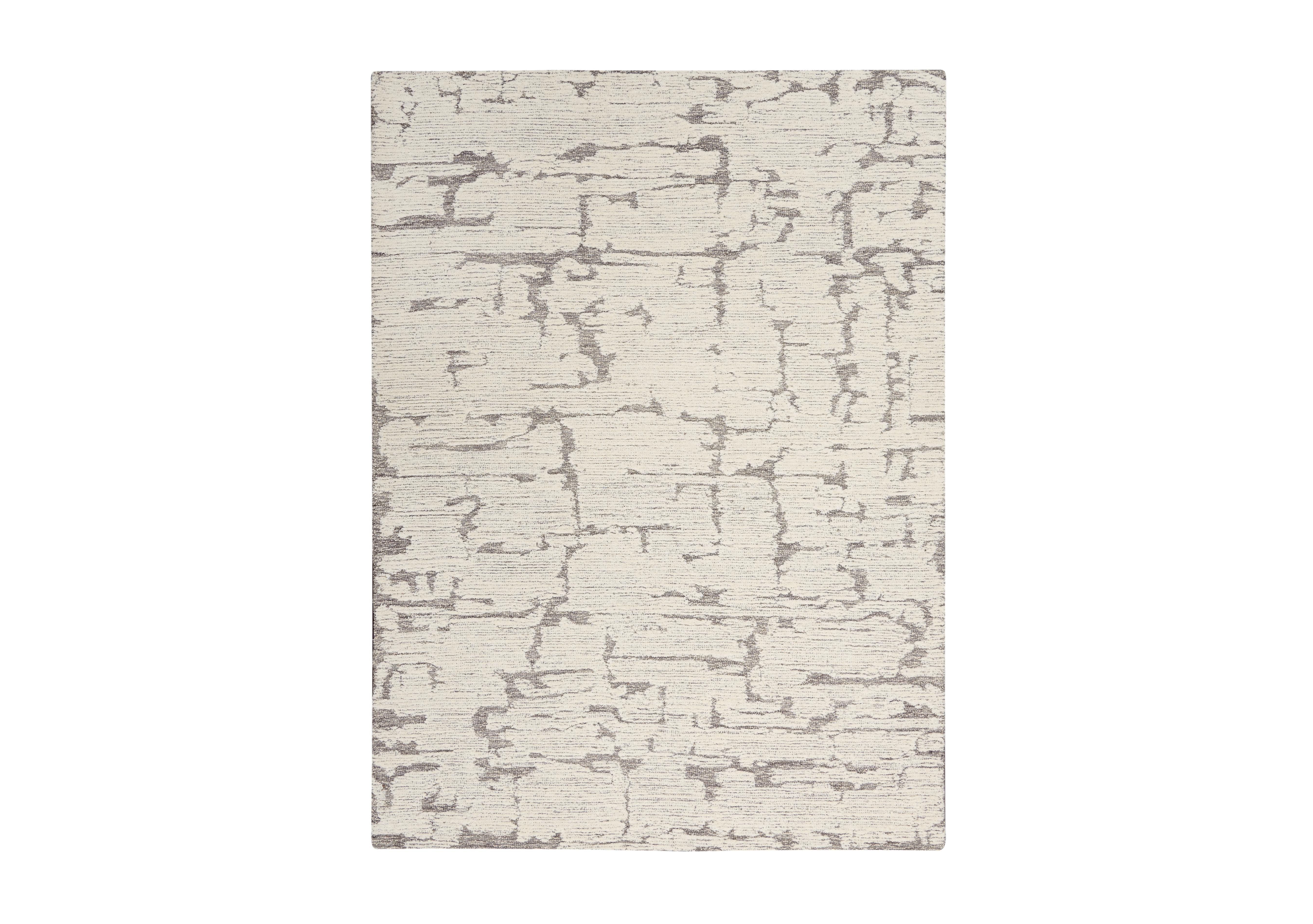 Calvin Klein Grey Sculptural Rug in  on Furniture Village