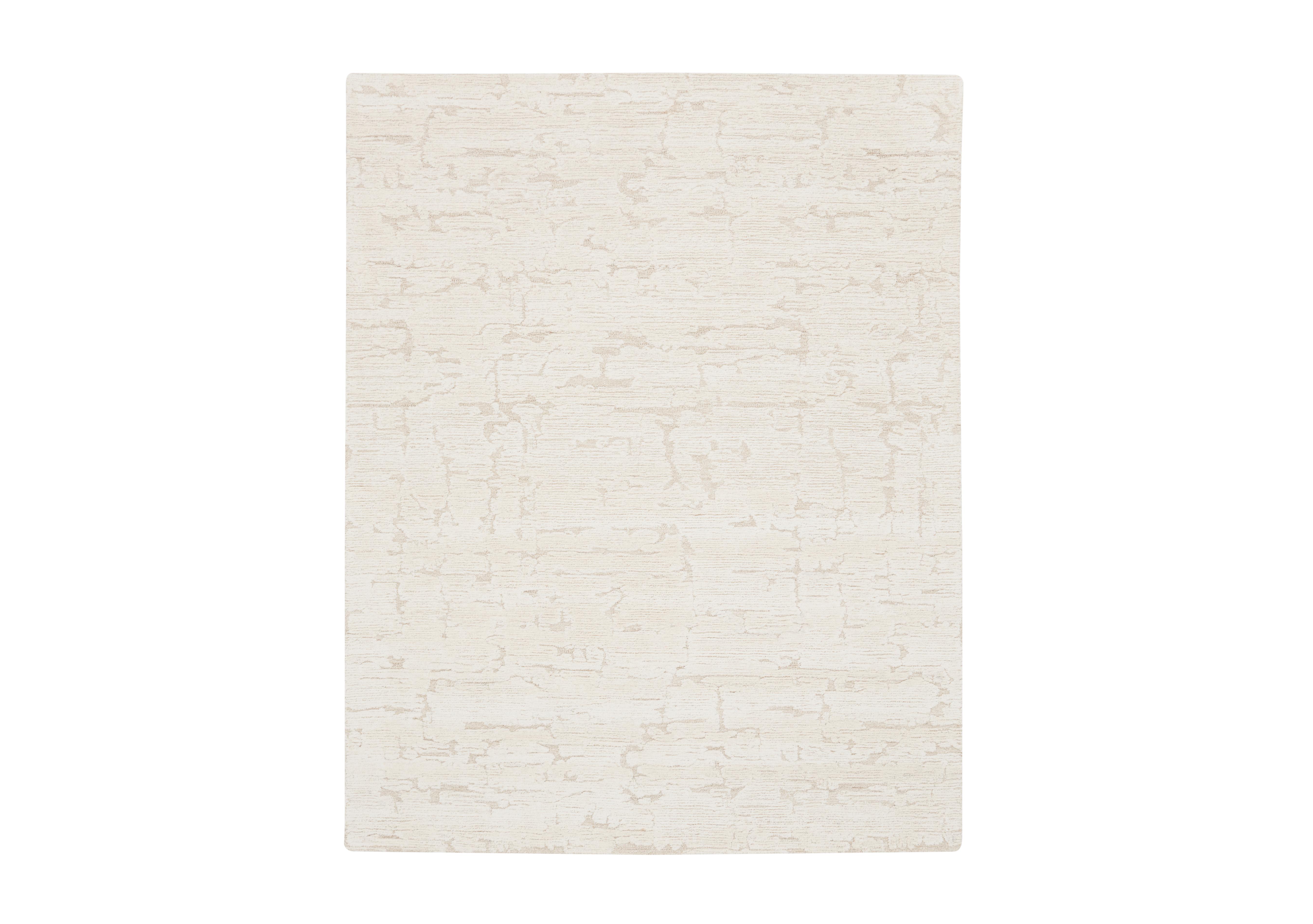 Calvin Klein Ivory Sculptural Rug in  on Furniture Village