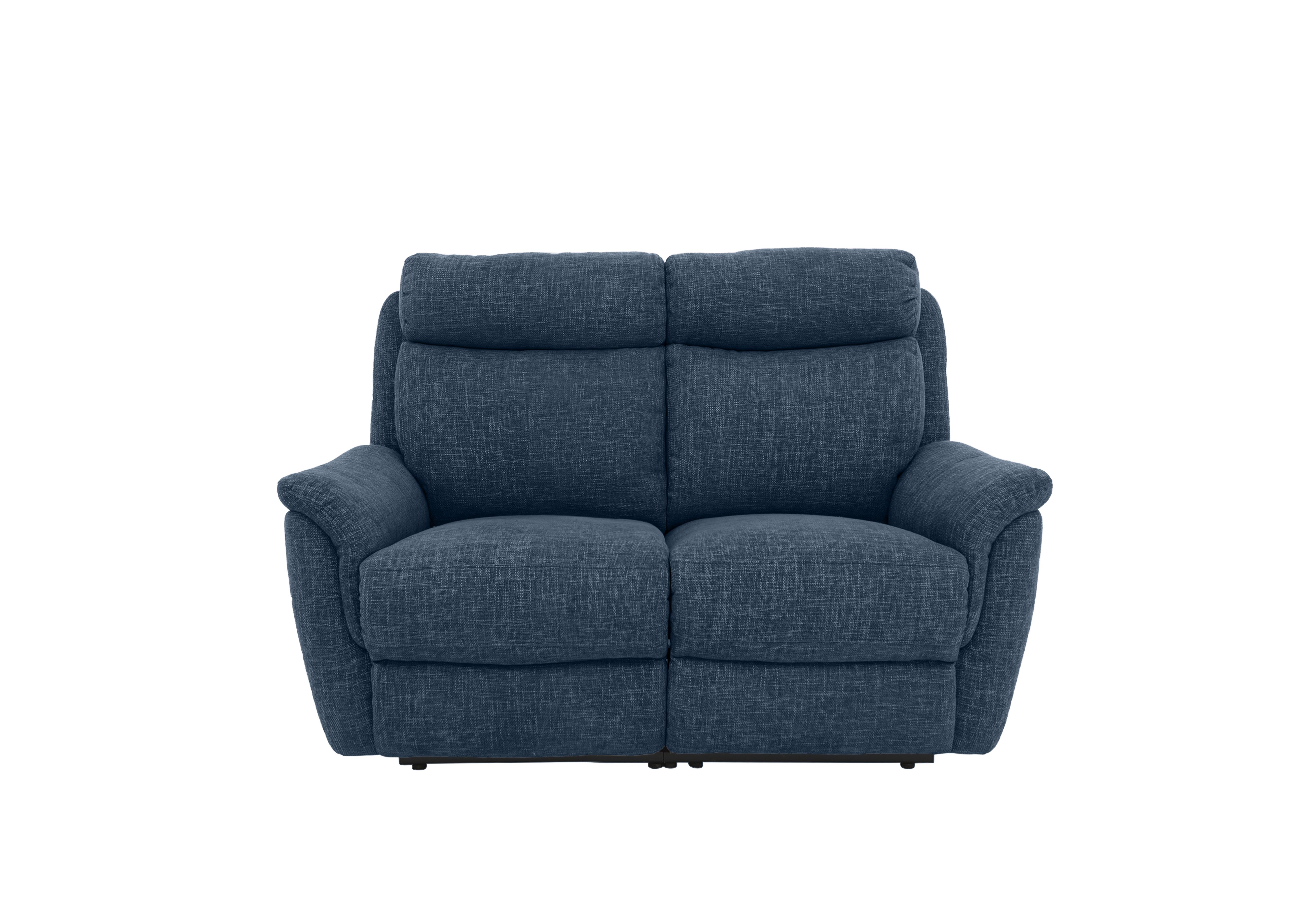 Orlando 2 Seater Fabric Sofa in Anivia Blue 15045 on Furniture Village