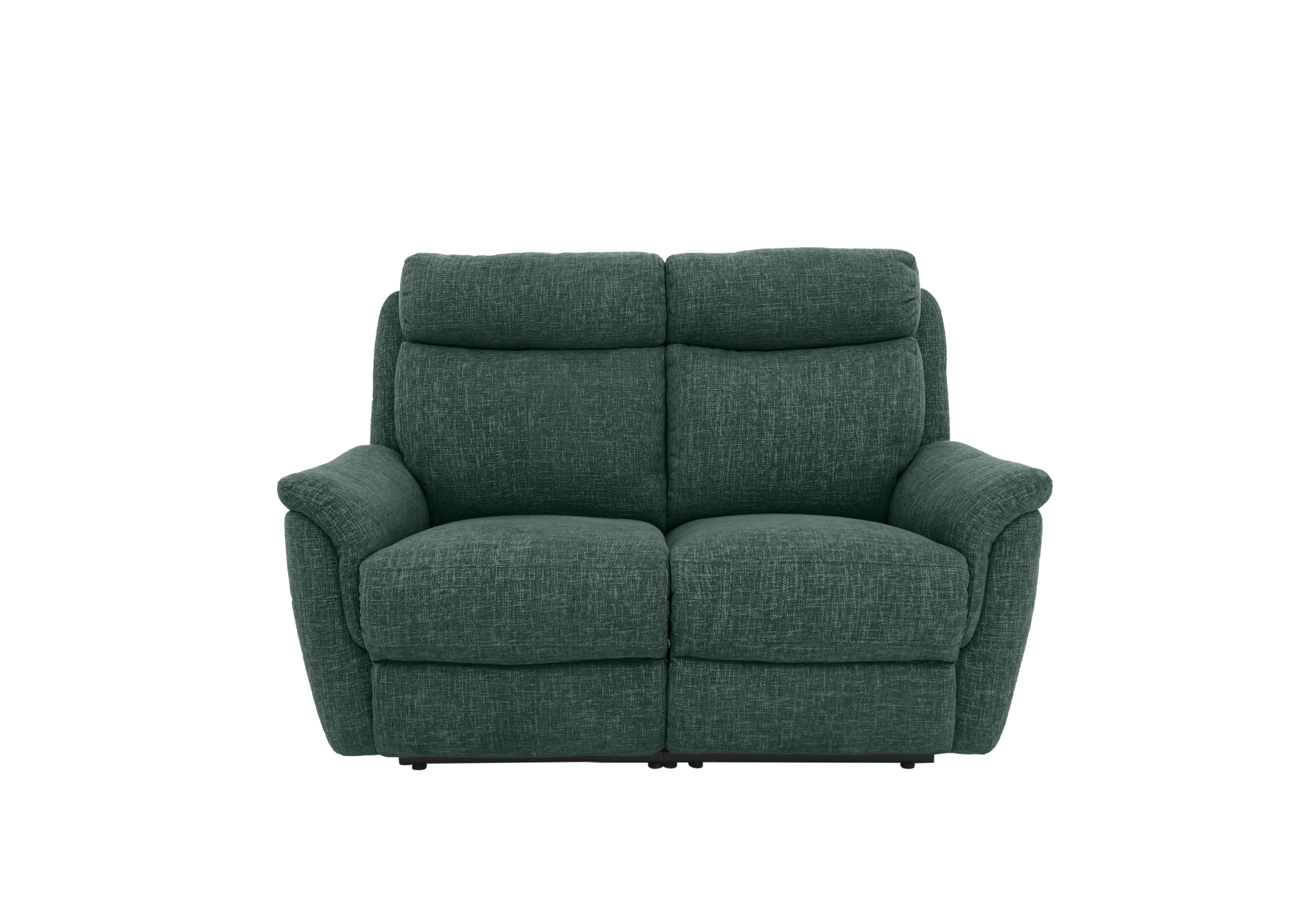 Orlando 2 Seater Fabric Power Recliner Sofa with Power Headrests and Lumbar Support in Anivia Green 19445 on Furniture Village
