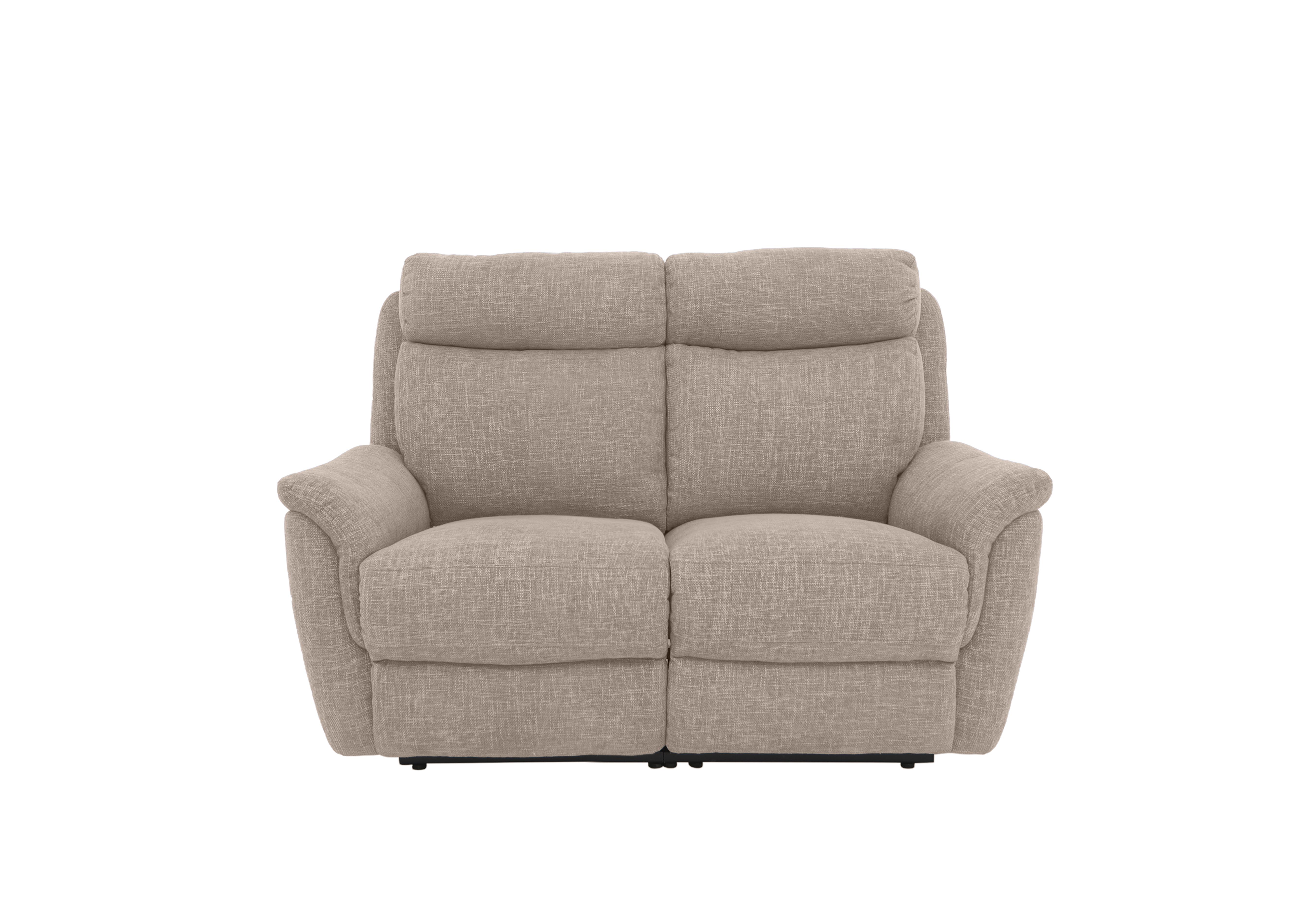 Orlando 2 Seater Fabric Power Recliner Sofa with Power Headrests and Lumbar Support in Anivia Khaki 14445 on Furniture Village