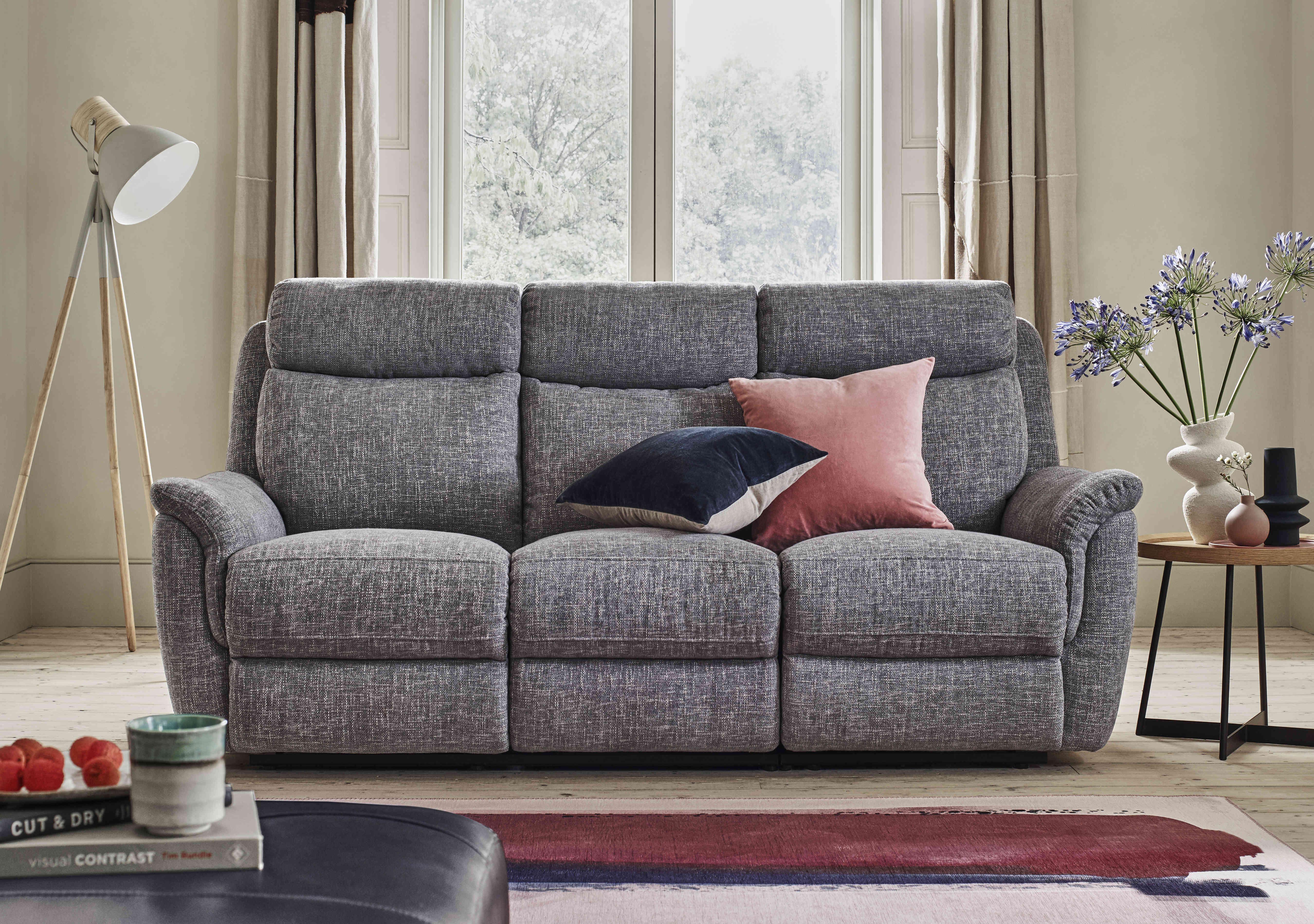 Orlando 3 Seater Fabric Sofa in  on Furniture Village
