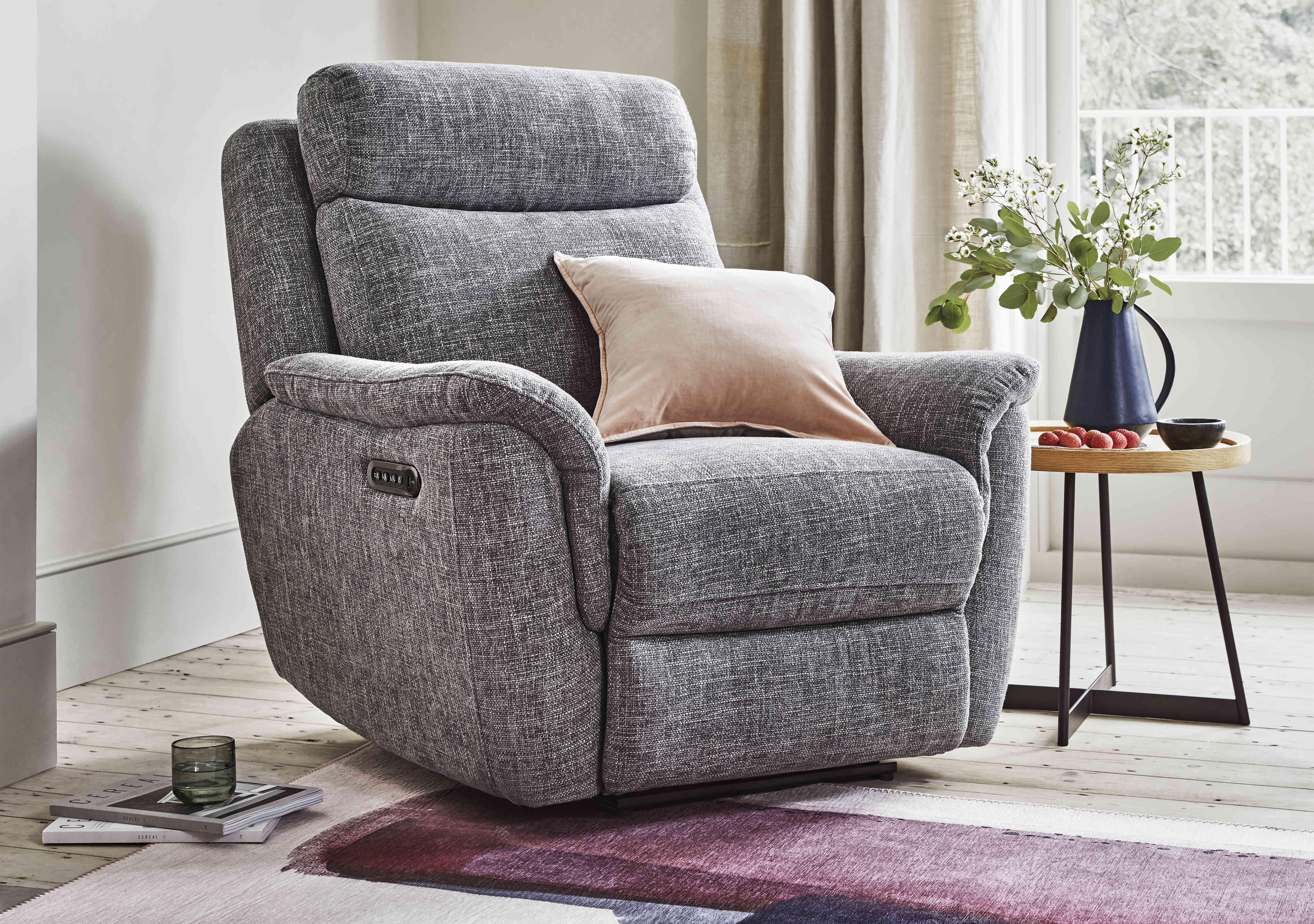 Orlando Fabric Chair in  on Furniture Village