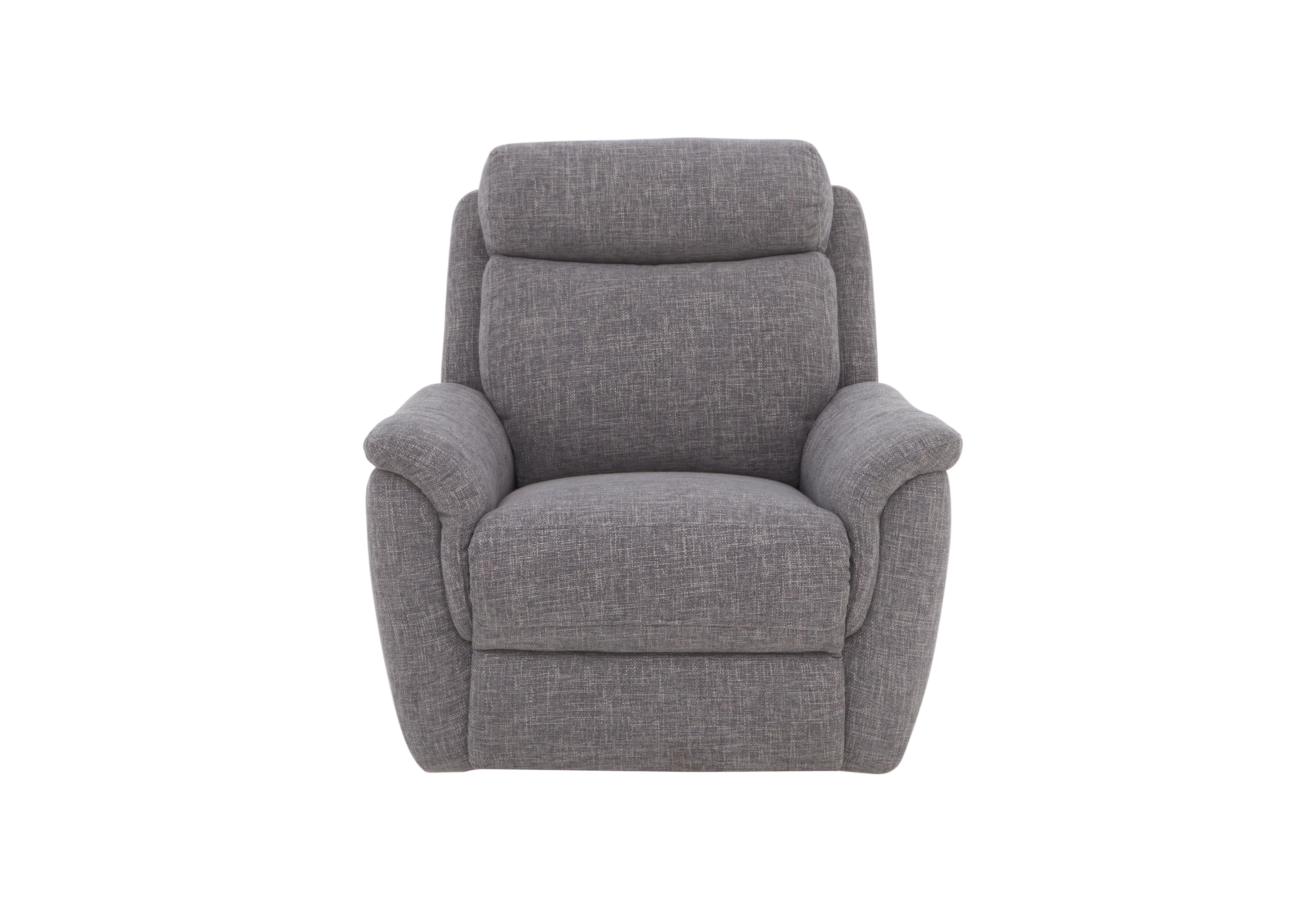 Orlando Fabric Chair in Anivia Grey 12445 on Furniture Village