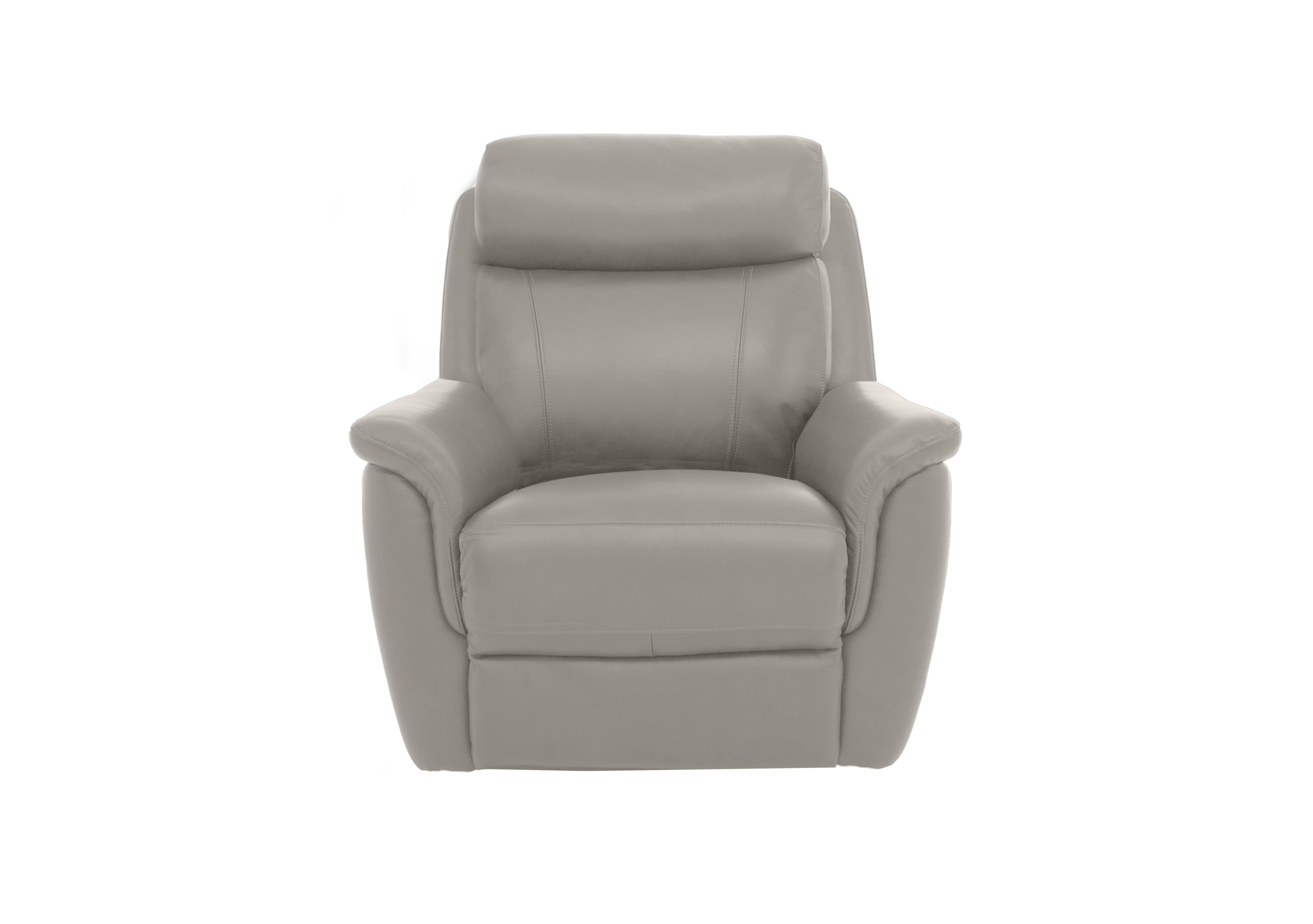 Orlando Leather Chair in 60/28 New Grey on Furniture Village