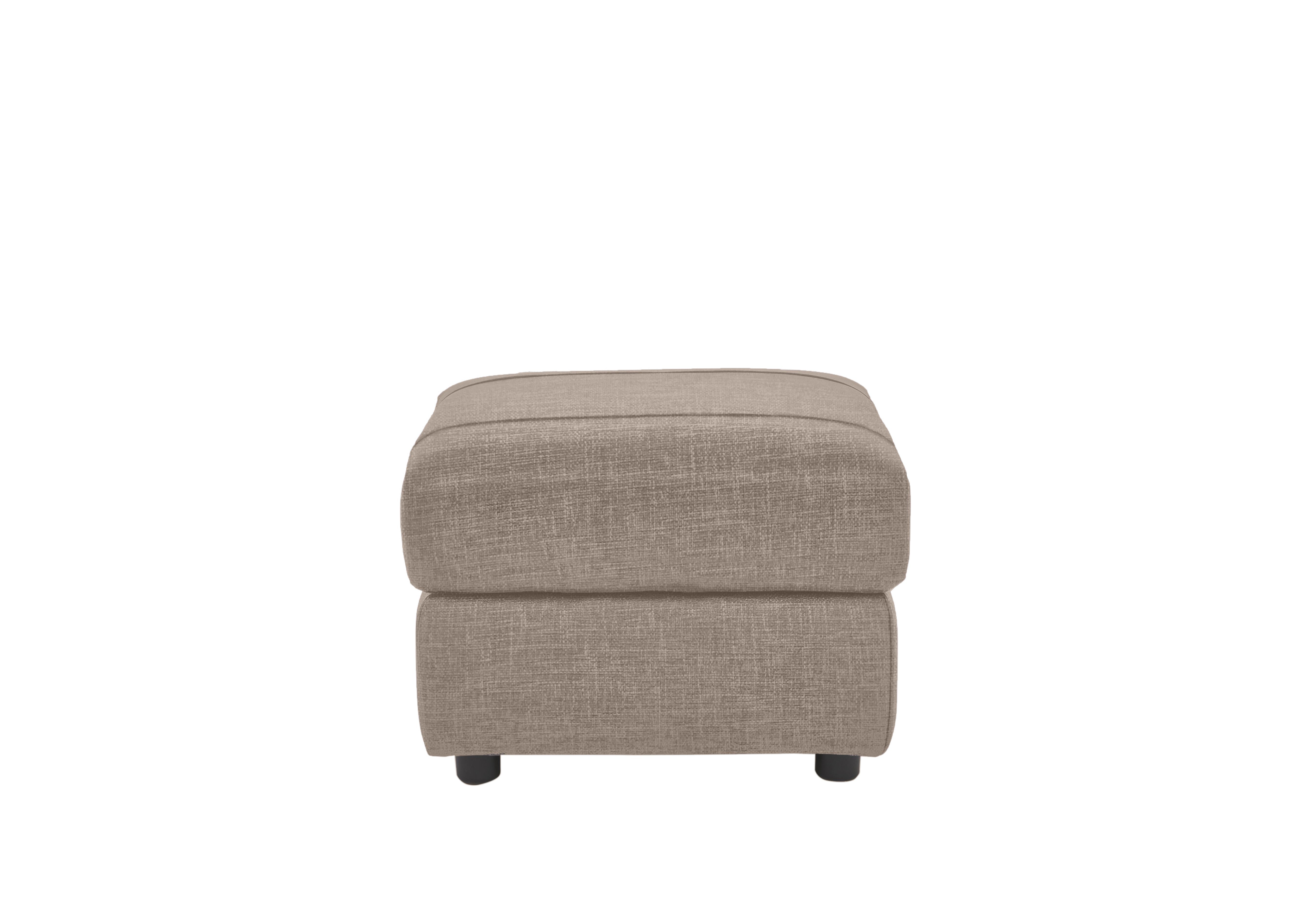 Orlando Fabric Footstool in Anivia Khaki 14445 on Furniture Village