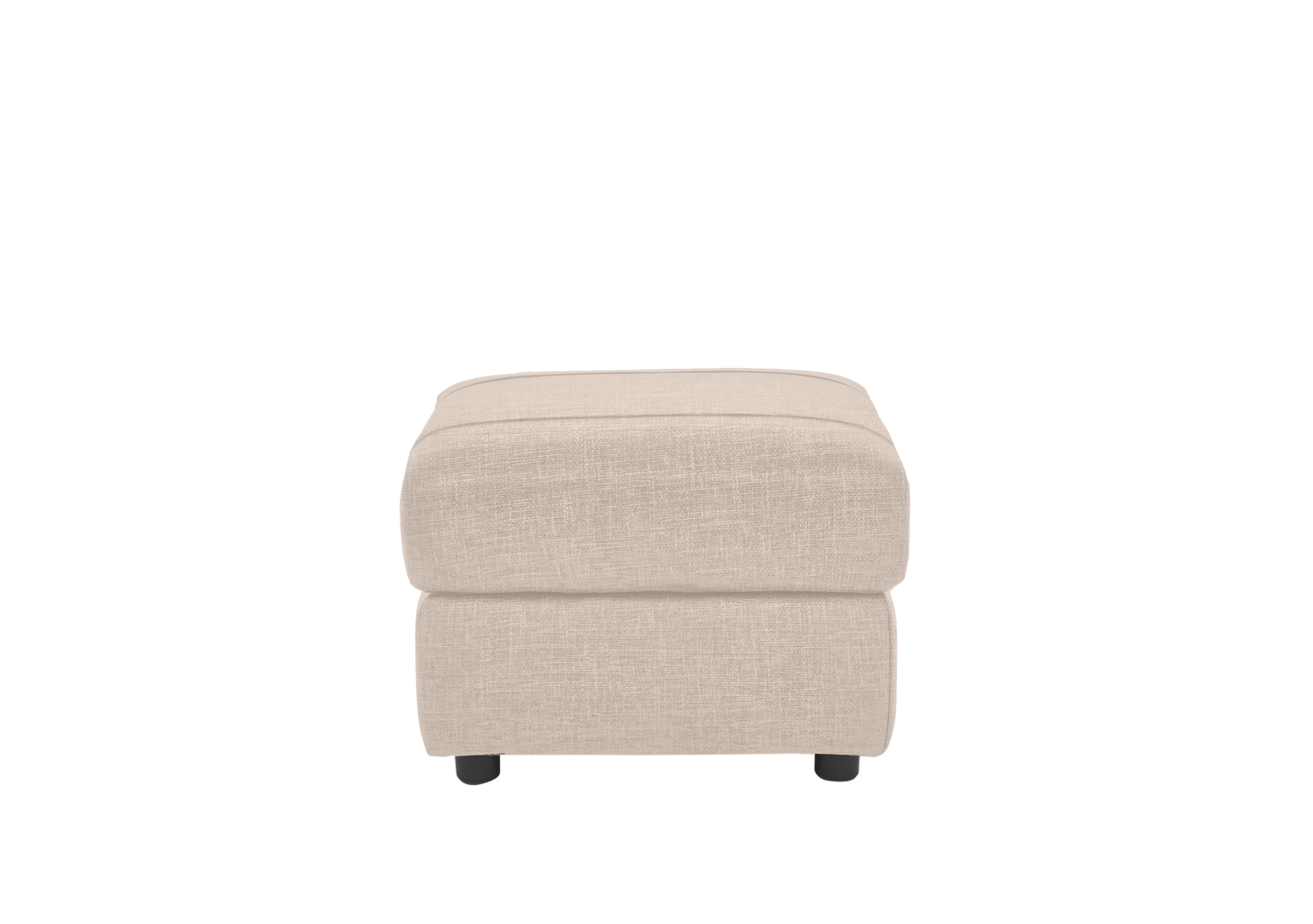 Orlando Fabric Footstool in Anivia Nature 13445 on Furniture Village