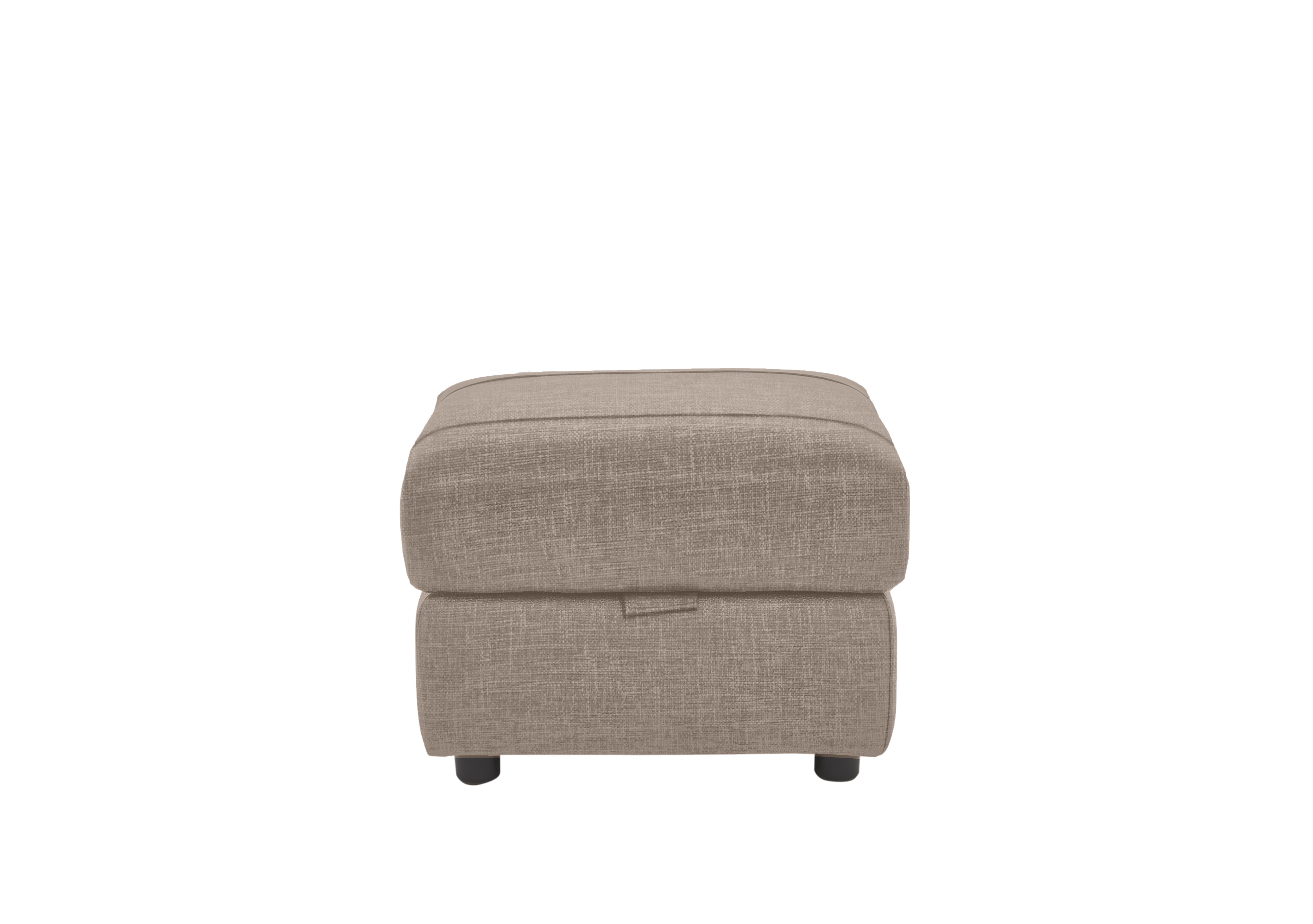 Orlando Fabric Storage Footstool in Anivia Khaki 14445 on Furniture Village