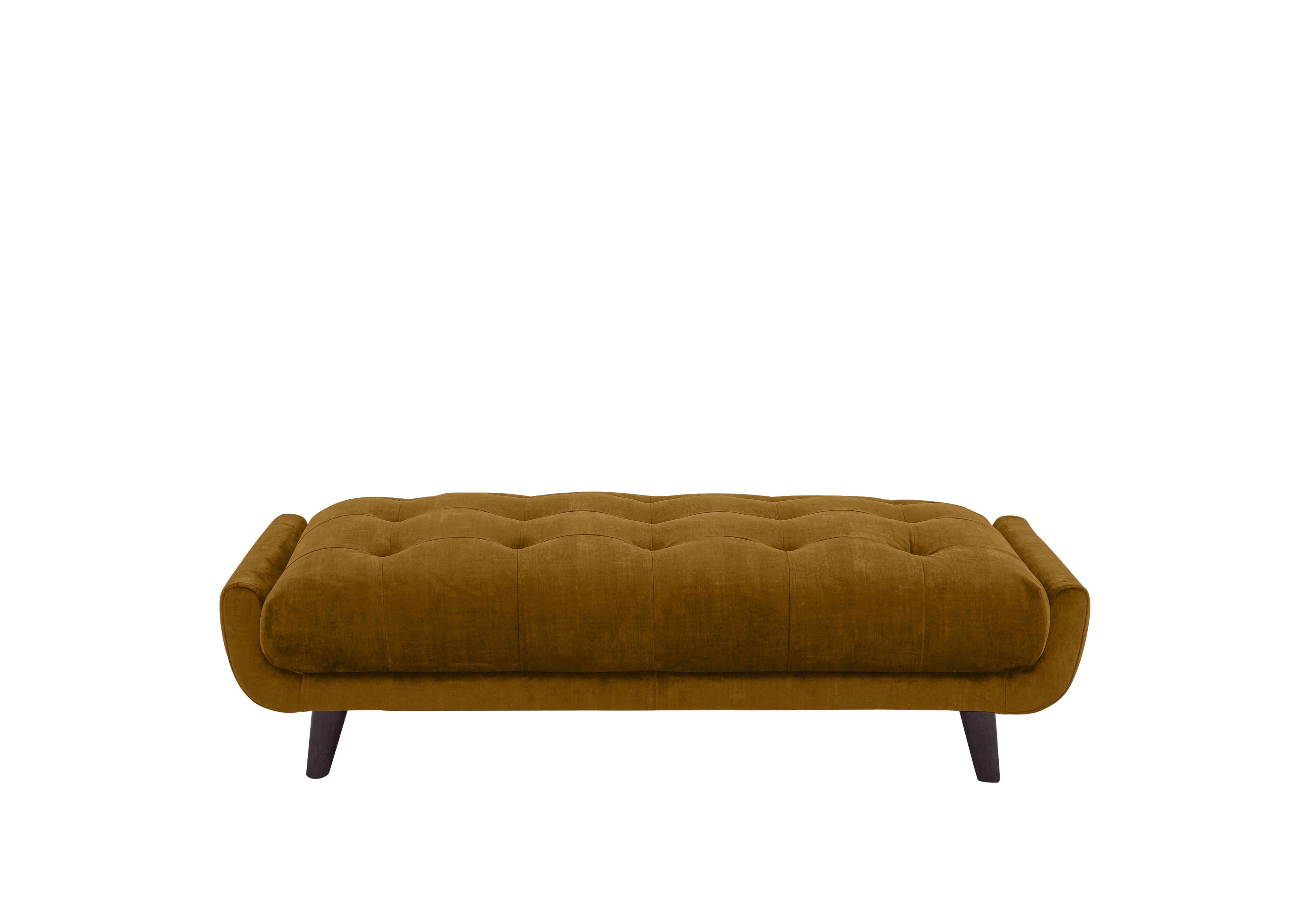 Rene Large Fabric Footstool in Heritage 52002 Saffron Es Ft on Furniture Village