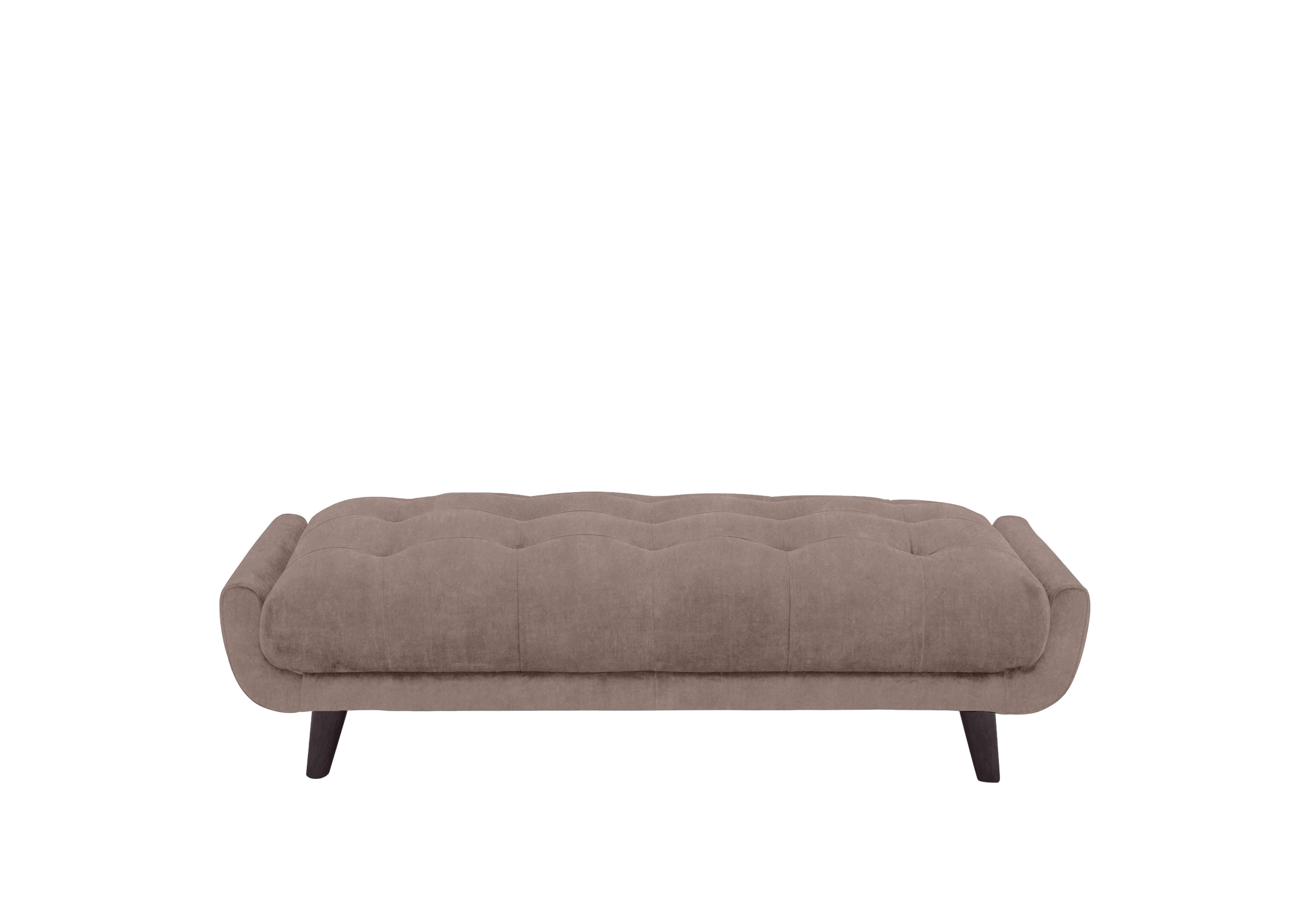 Rene Large Fabric Footstool in Marble 18175 Charcoal Grey Es on Furniture Village