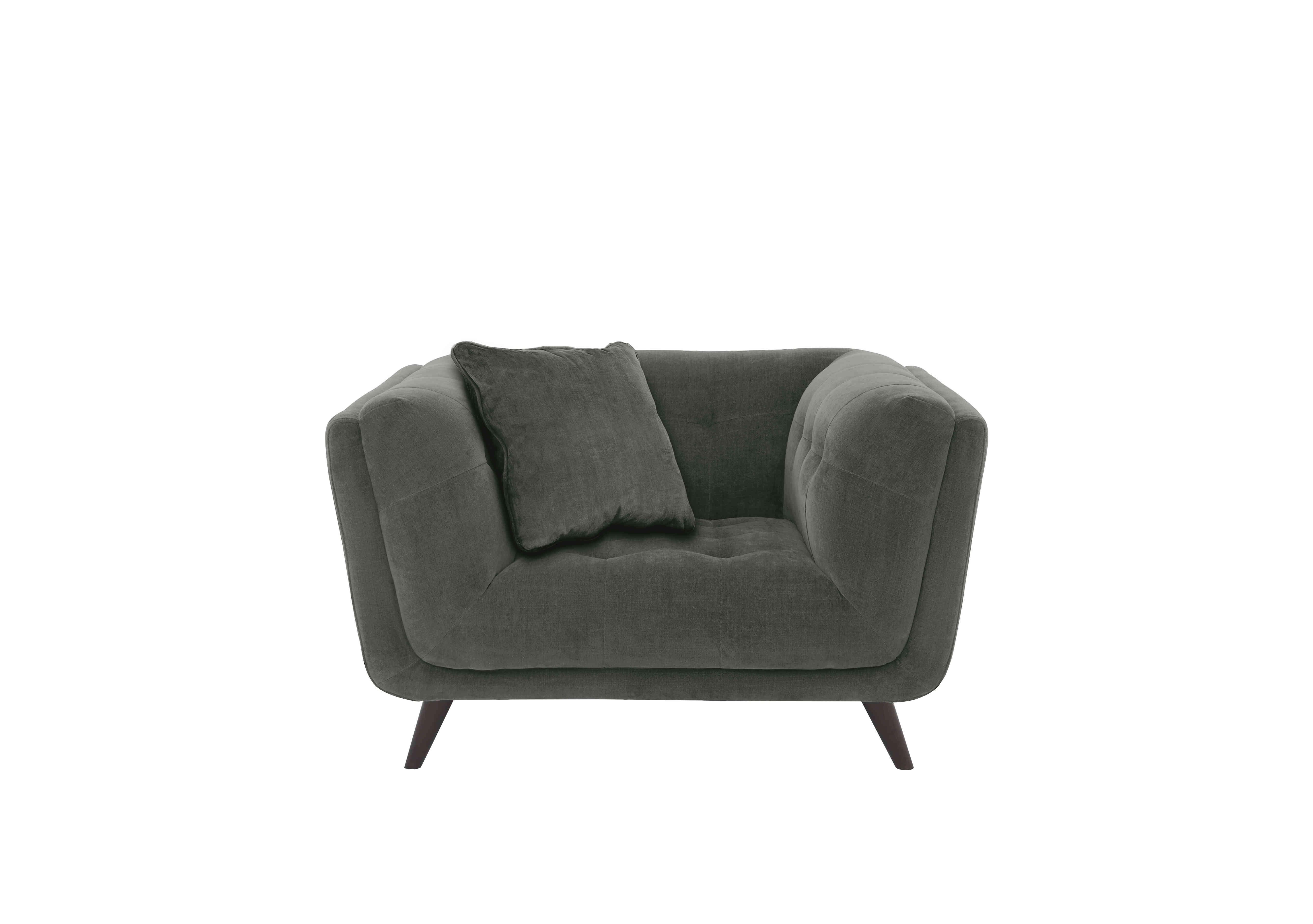 Rene Fabric Cuddler Chair in Manhattan 58001 Pine Es Ft on Furniture Village