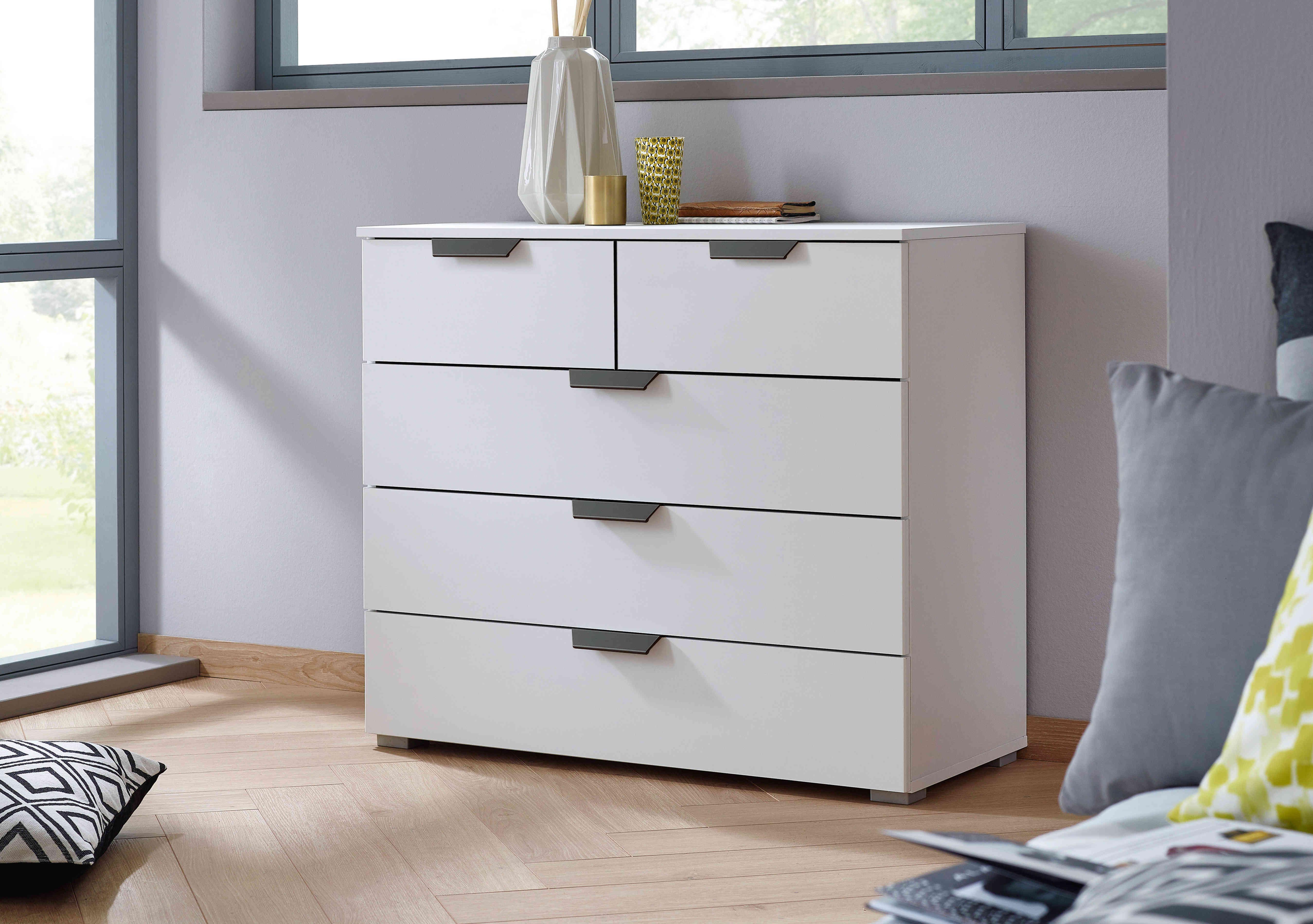Lima 2+3 Drawer Chest with Decor Front in  on Furniture Village