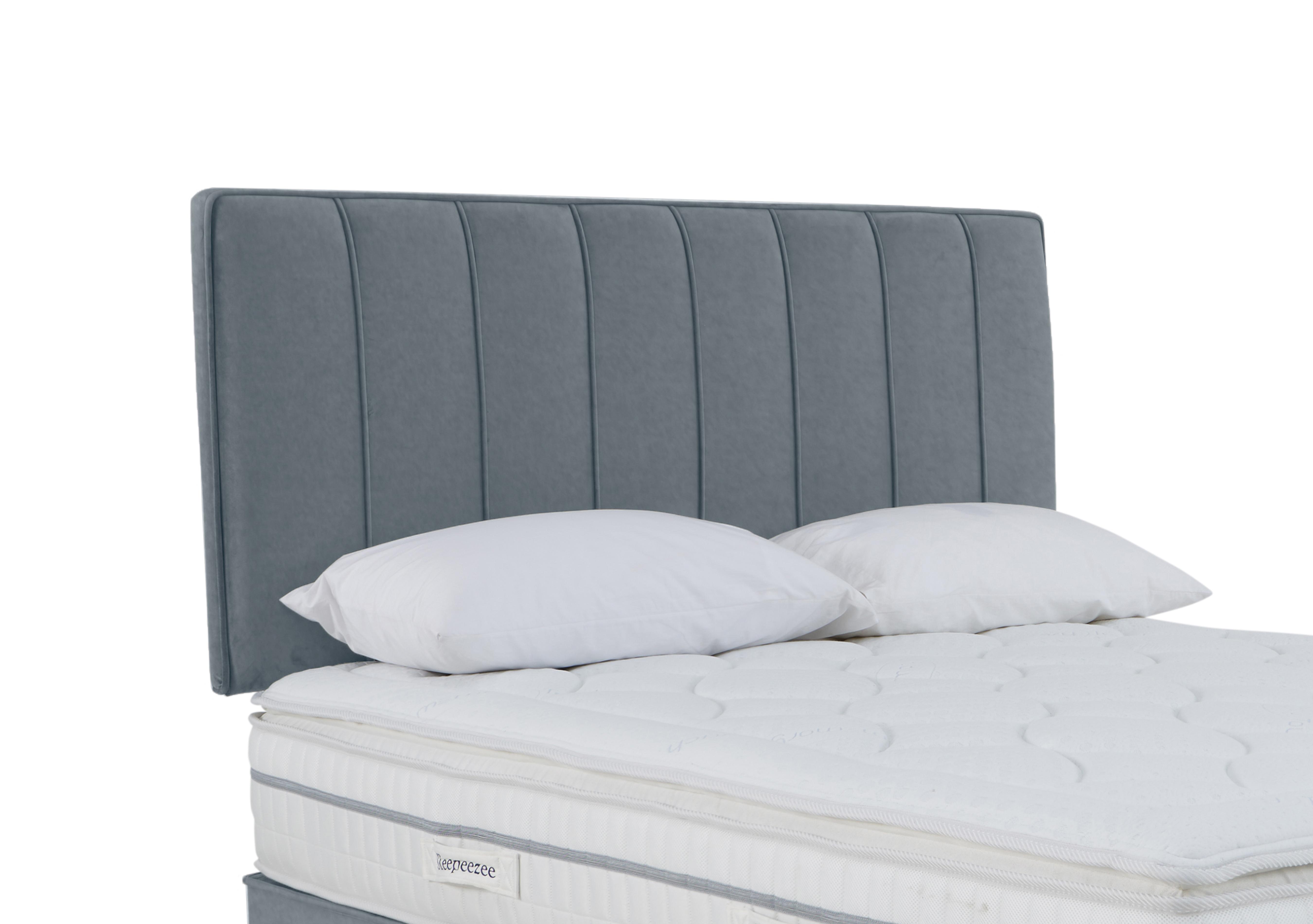 Daniel Strutted Headboard in Joshua Blue on Furniture Village