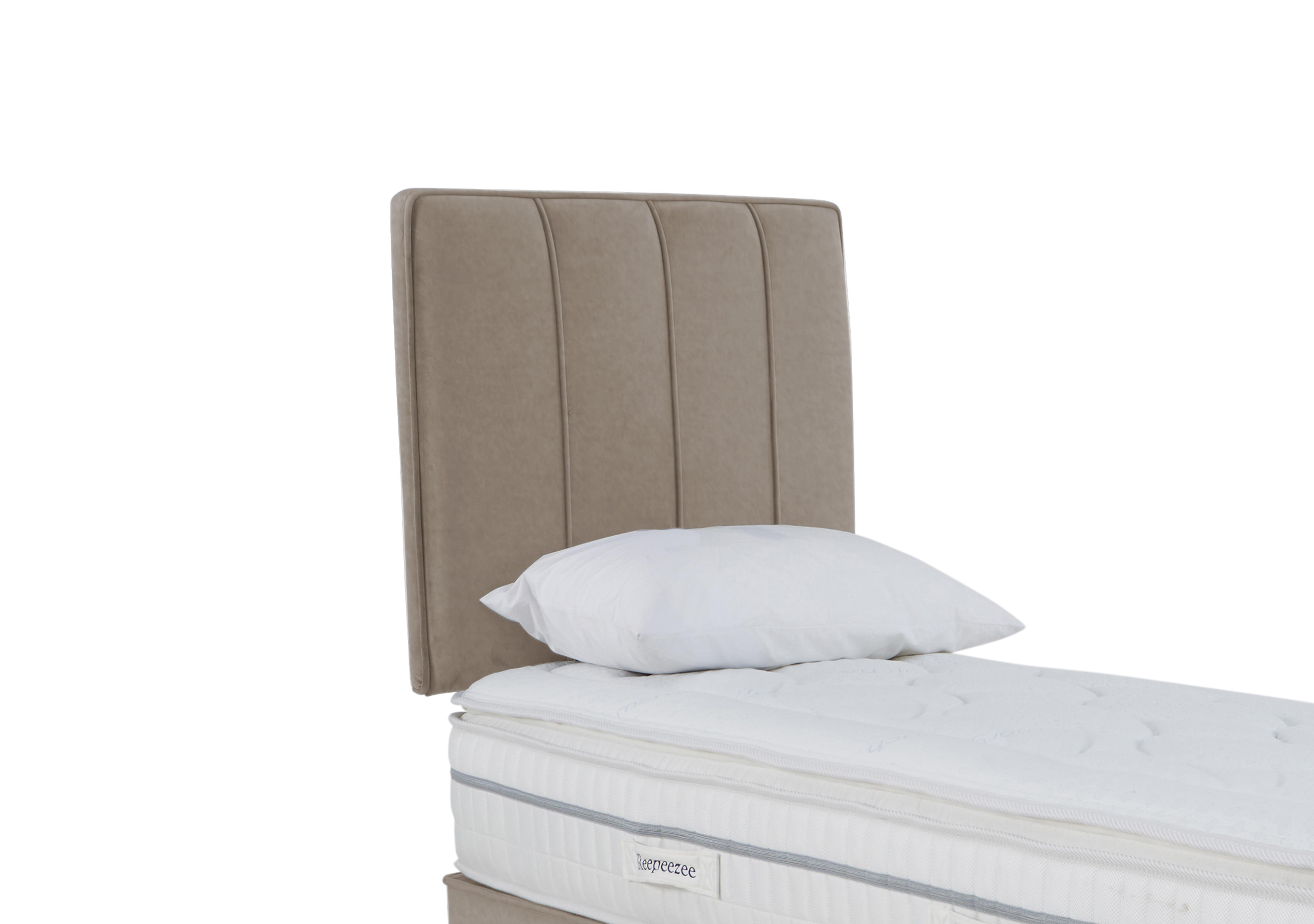 Daniel Strutted Headboard in Joshua Latte on Furniture Village