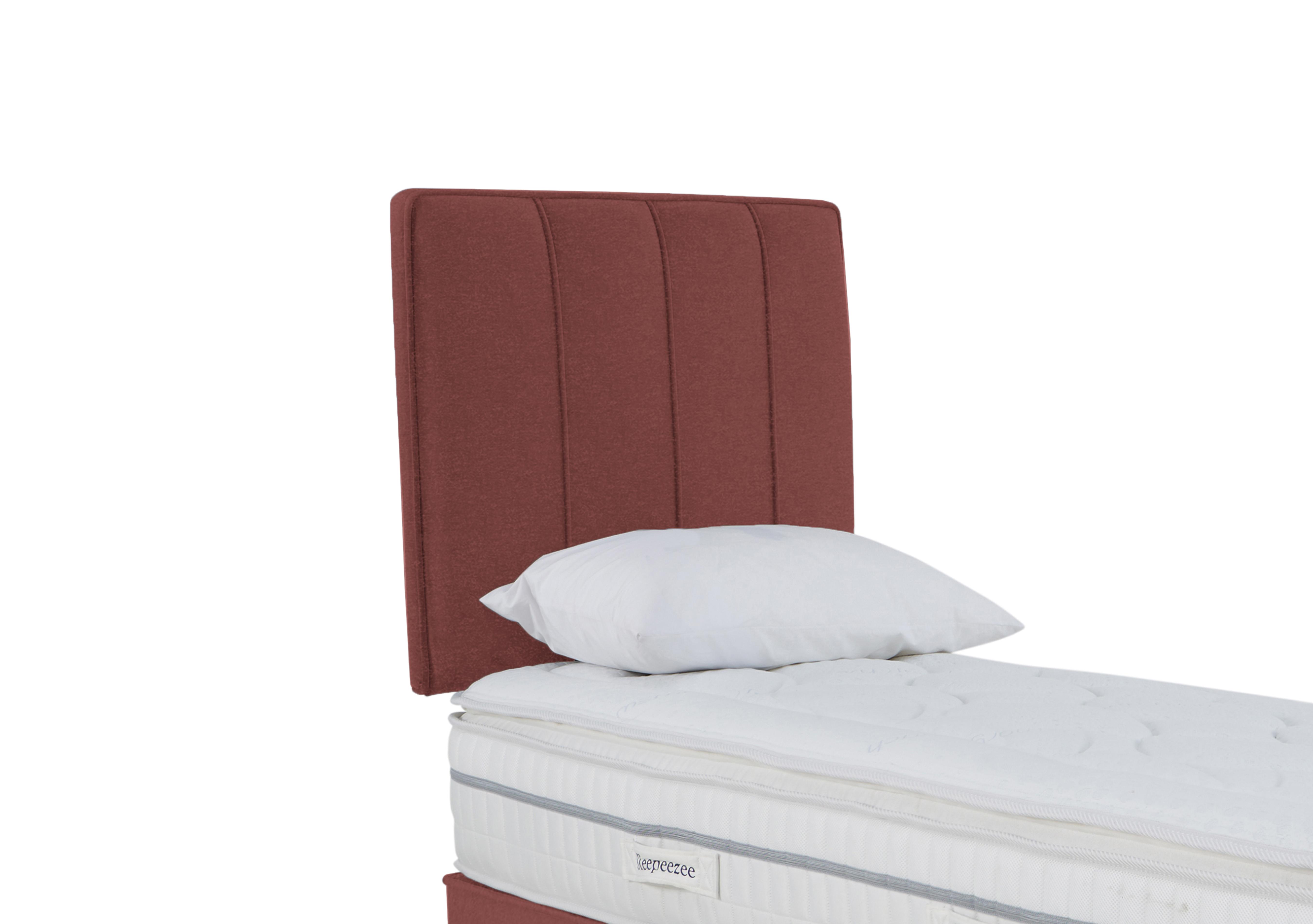 Daniel Strutted Headboard in Tweed Rose on Furniture Village