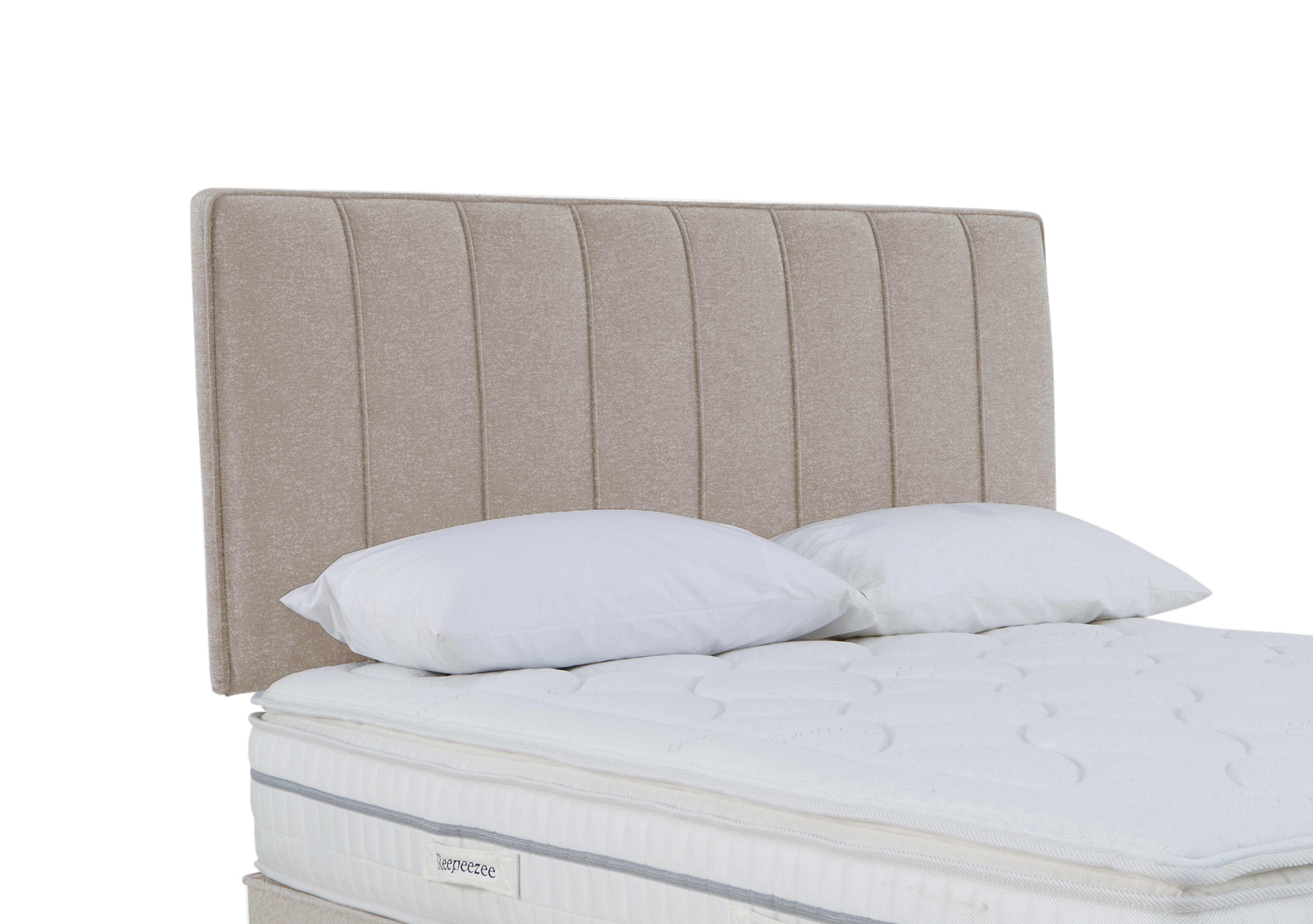 Daniel Strutted Headboard in Tweed Stone on Furniture Village